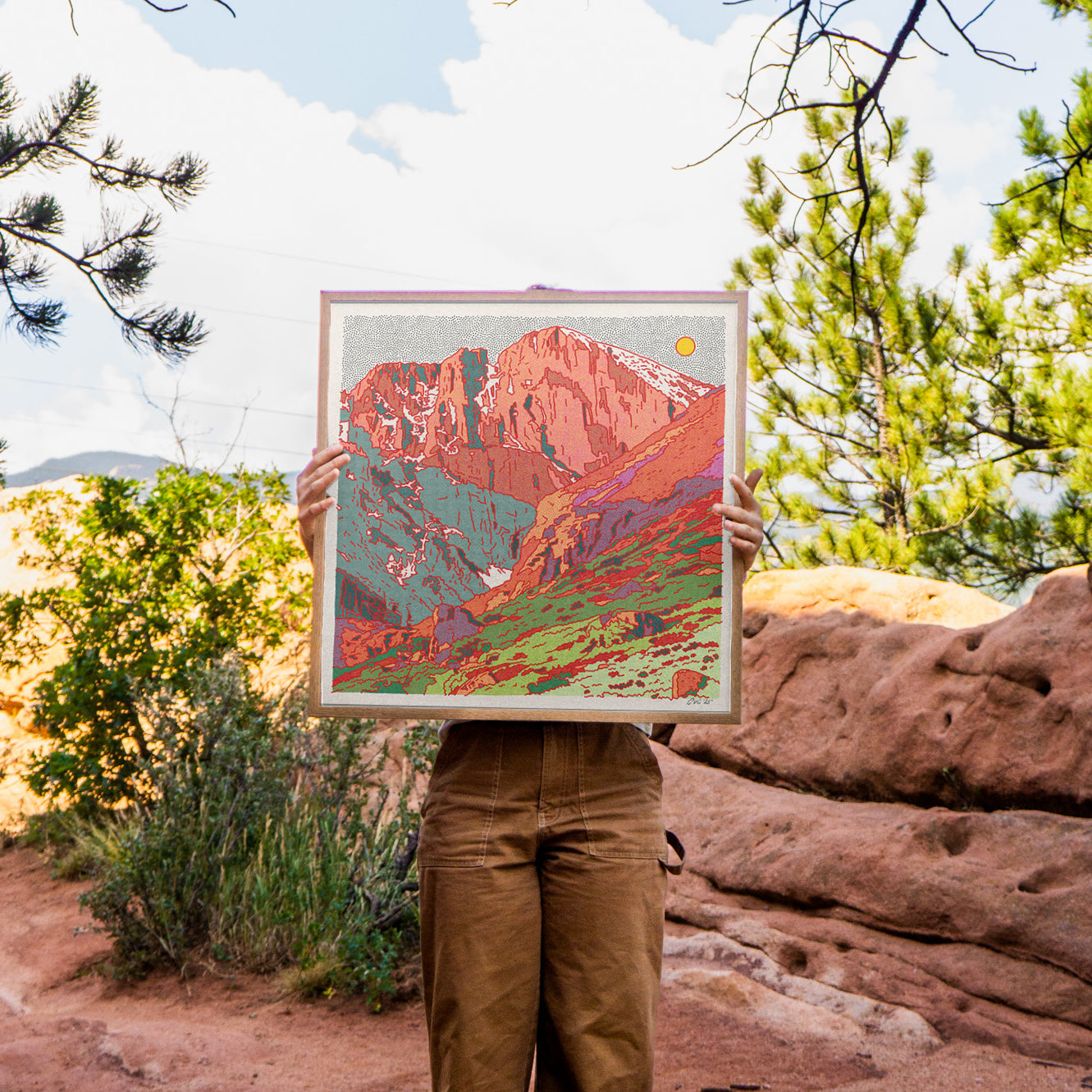 Longs Peak Art Print