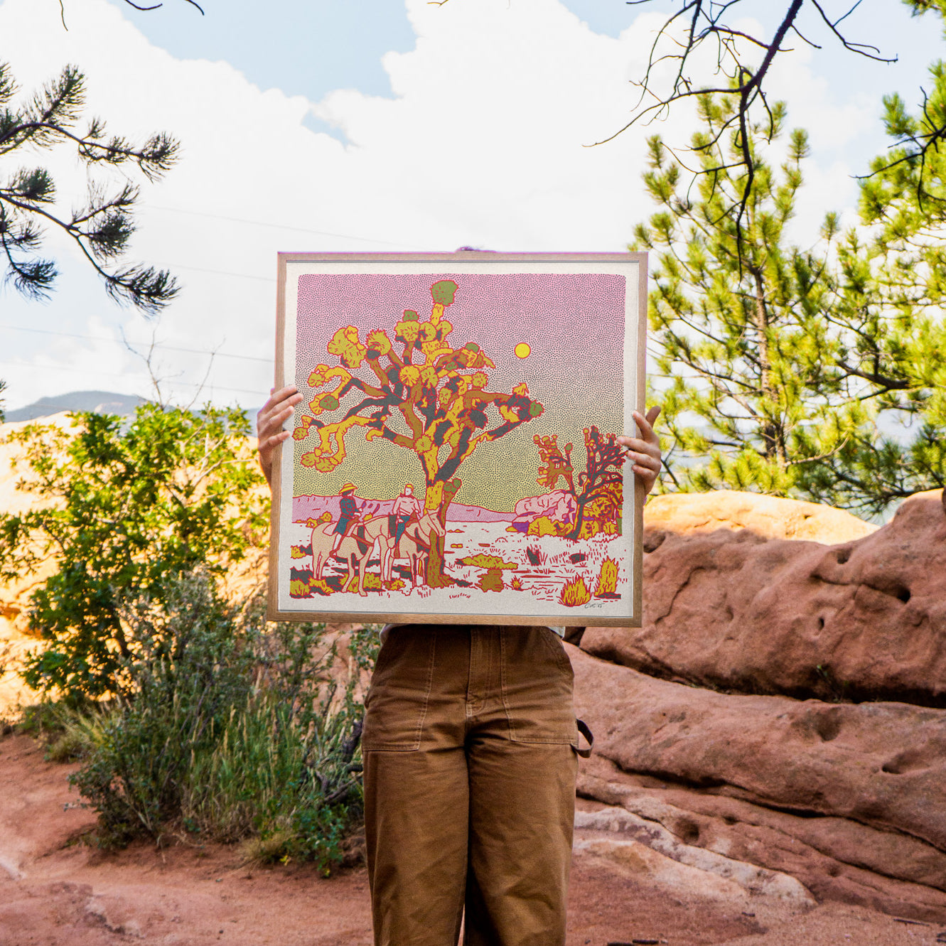 Joshua Tree Cowboys Art Print