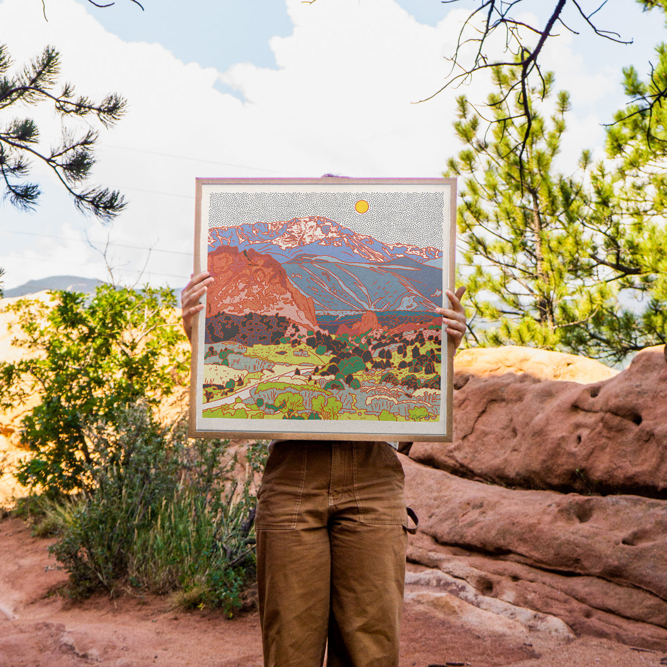 Pikes Peak Art Print