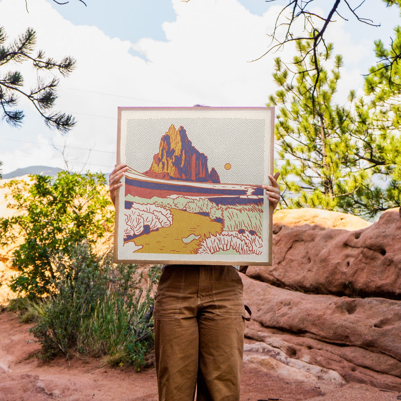 Shiprock, New Mexico Art Print