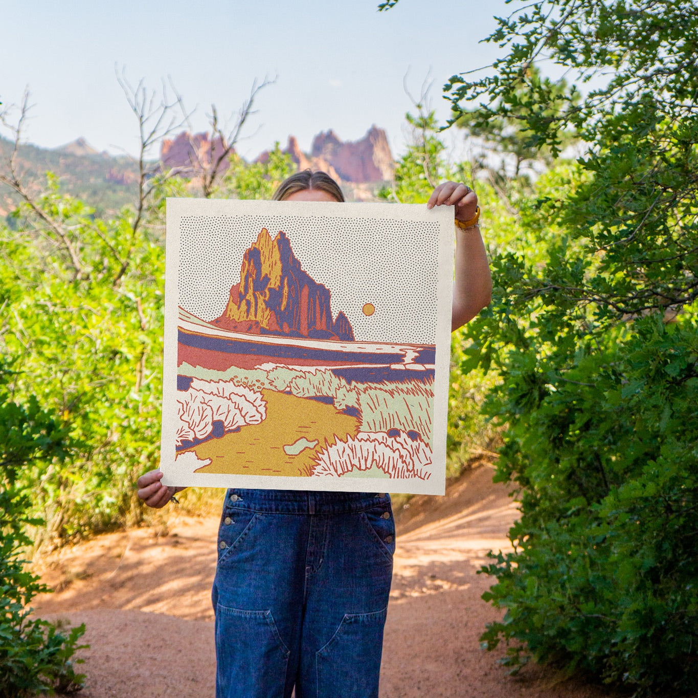 Shiprock Art Print