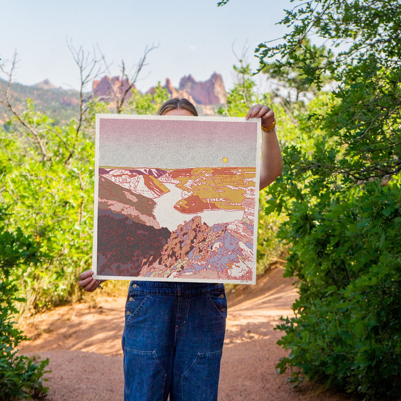 Flaming Gorge Art Print
