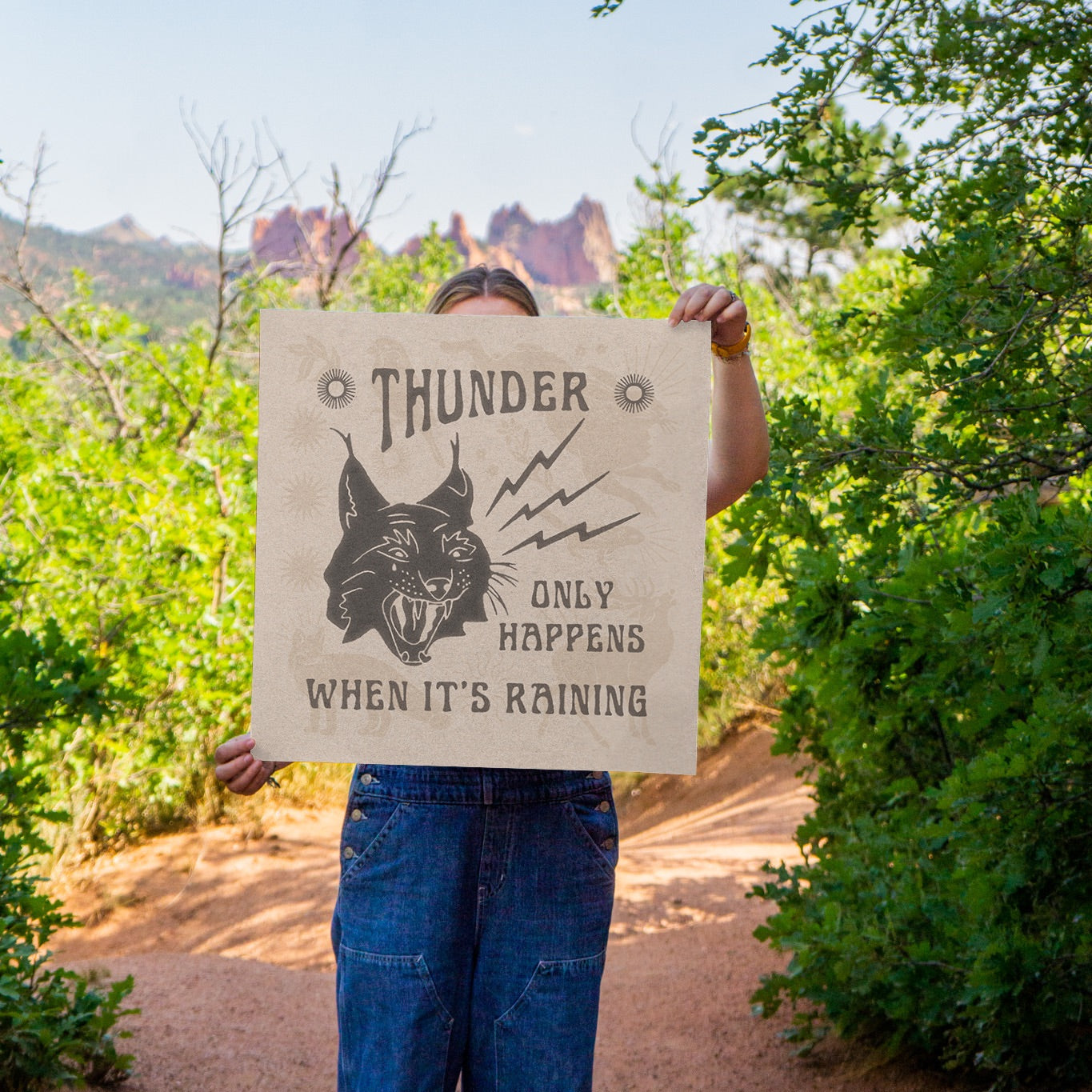 Thunder Cat Art Print