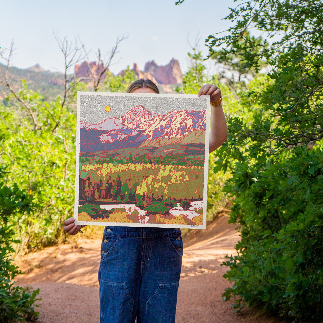 Wilson Peak Art Print