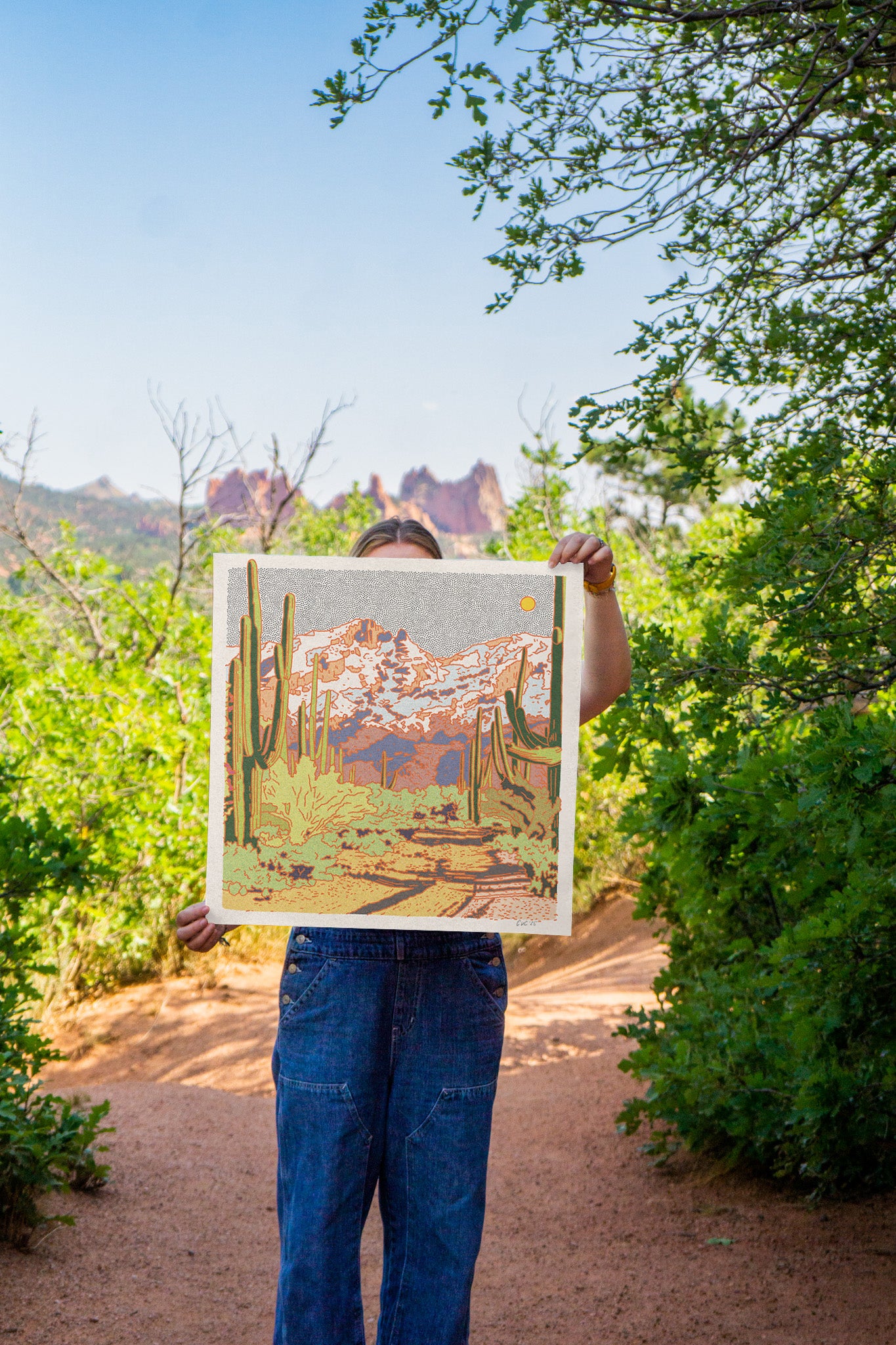 Catalina Desert Art Print - Caroline Clark Design – Long Lost