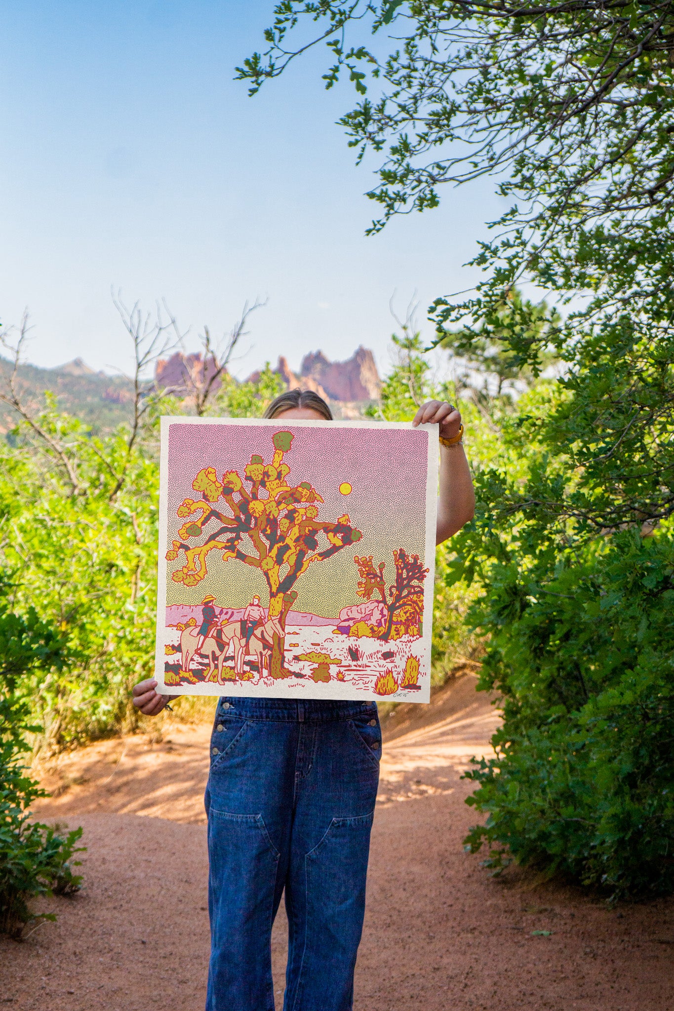 Joshua Tree Cowboys Art Print