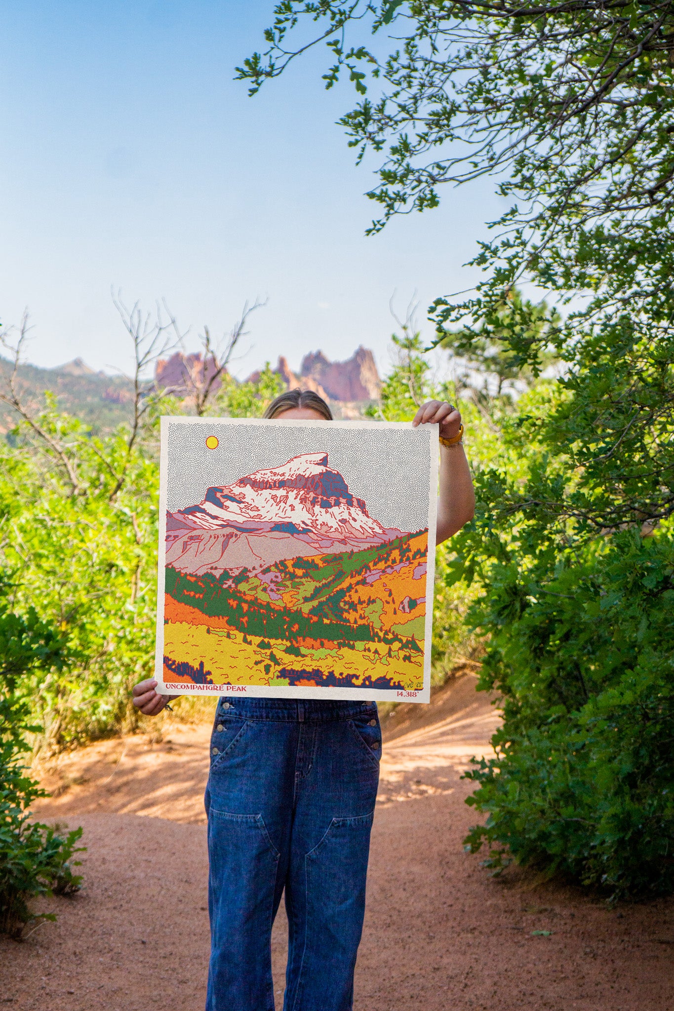 Uncompahgre Peak Art Print