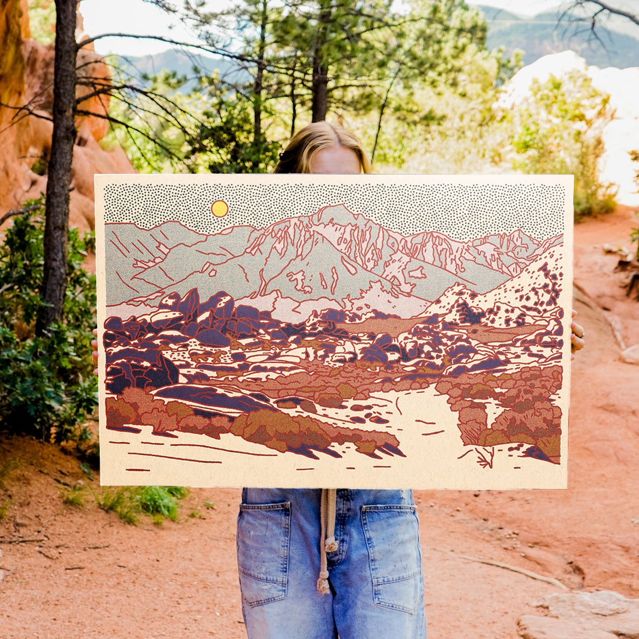 Blue Mountain Art Print