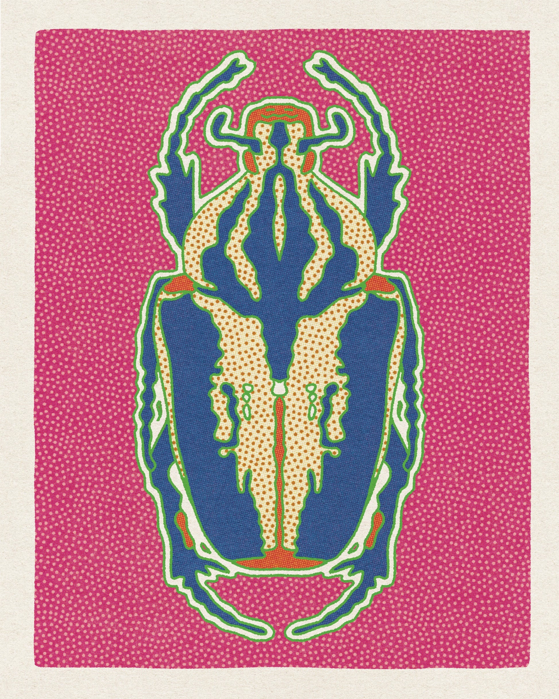 Desert Beetle Postcards - Single Design