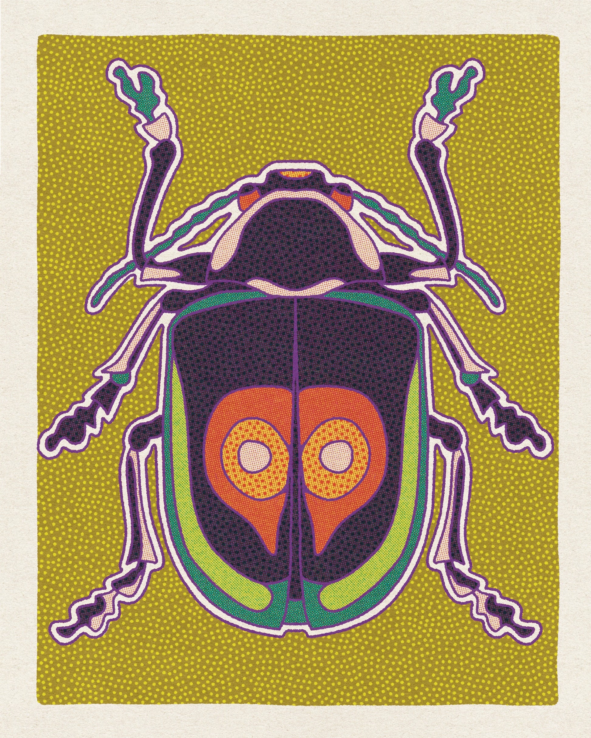 Desert Beetle Postcards - Single Design