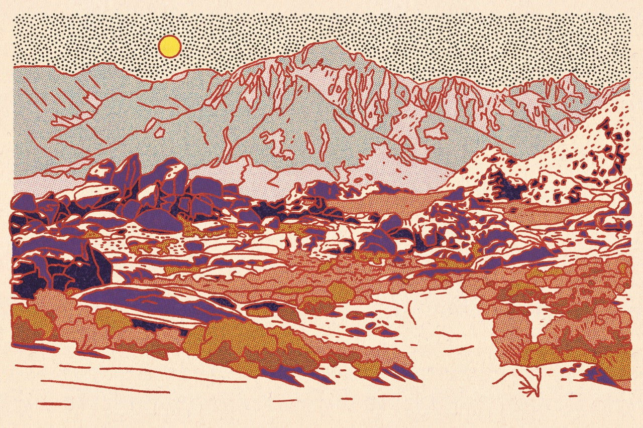 Blue Mountain Art Print