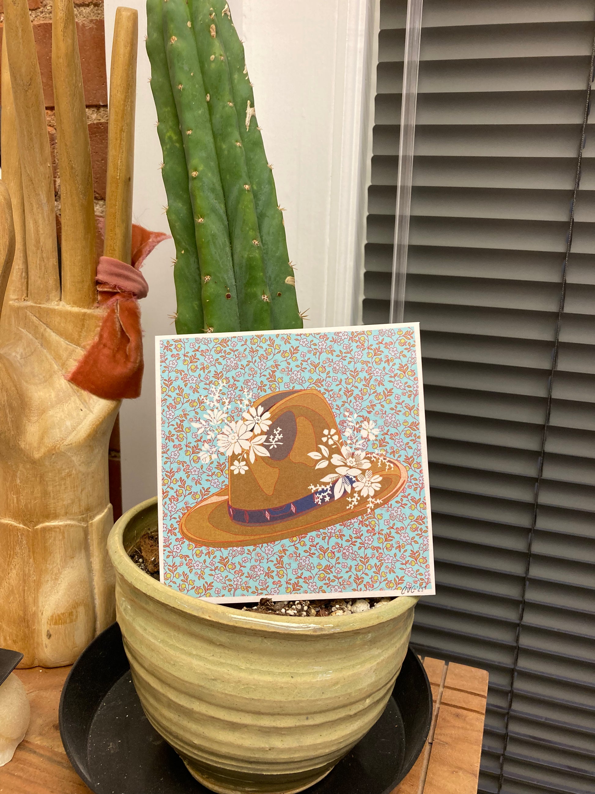 Cowboy Hat Postcard Singles