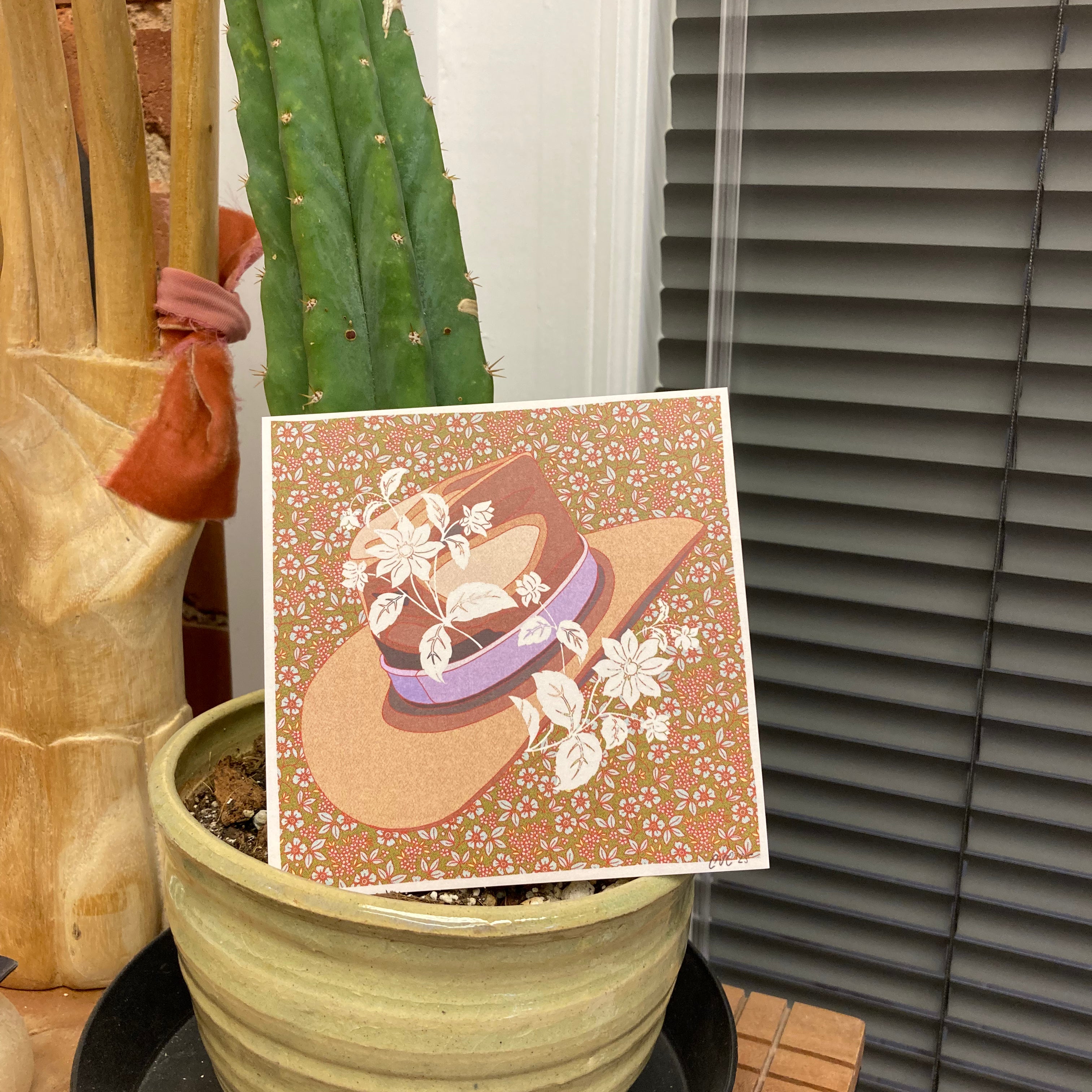 Cowboy Hat Postcard Singles