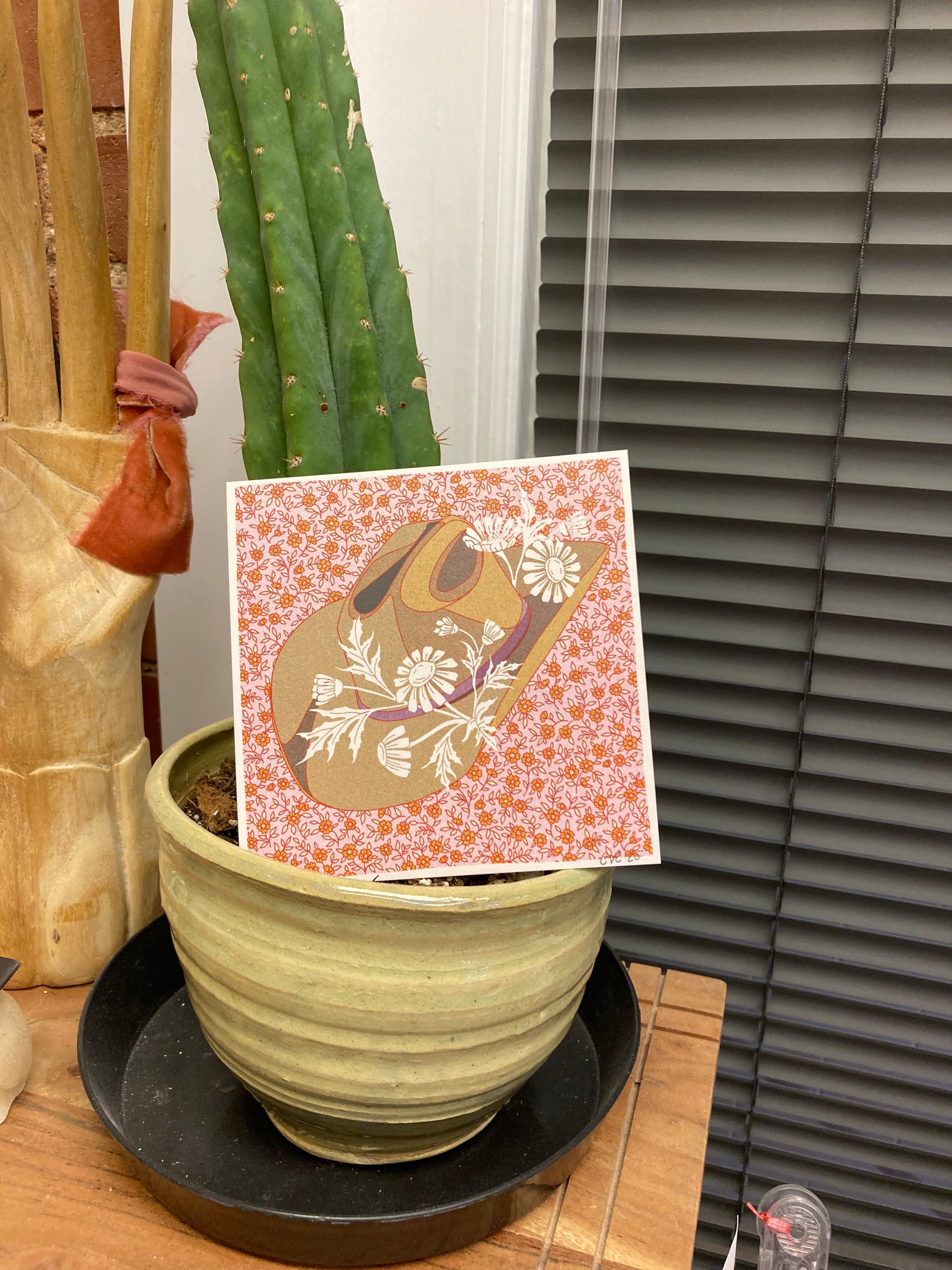 Cowboy Hat Postcard Singles