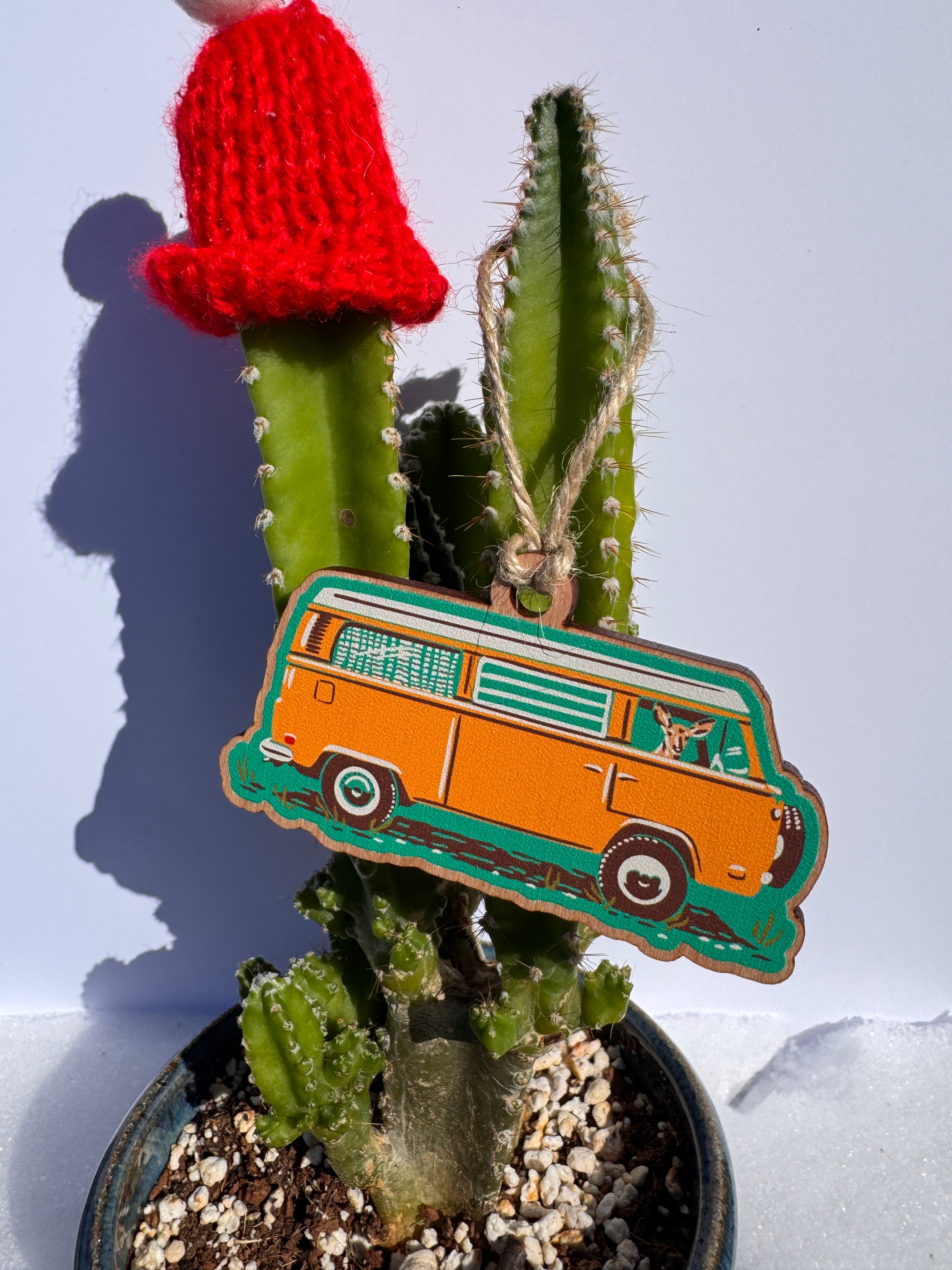 Camper Van Wooden Ornament