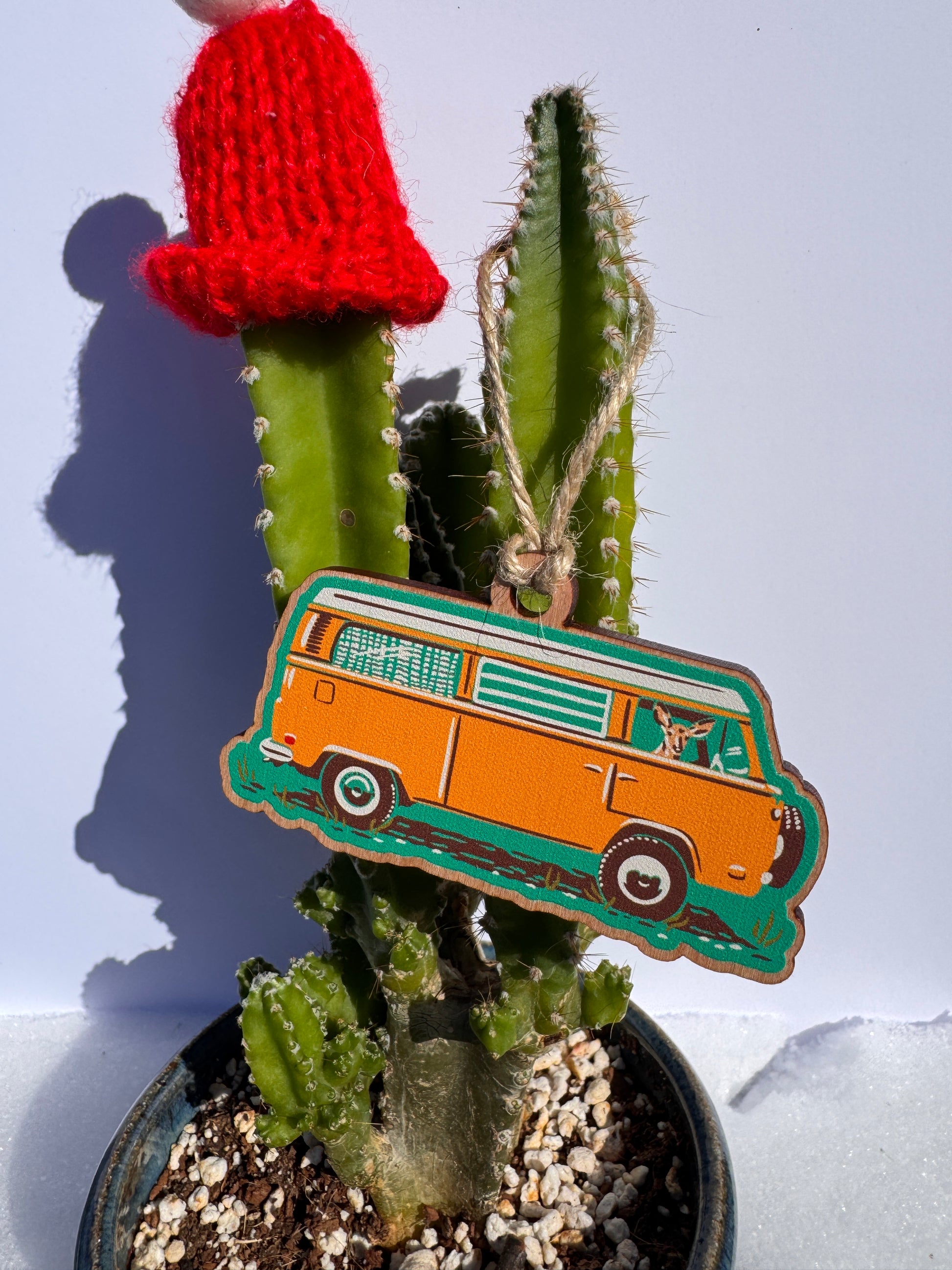 Camper Van Wooden Ornament