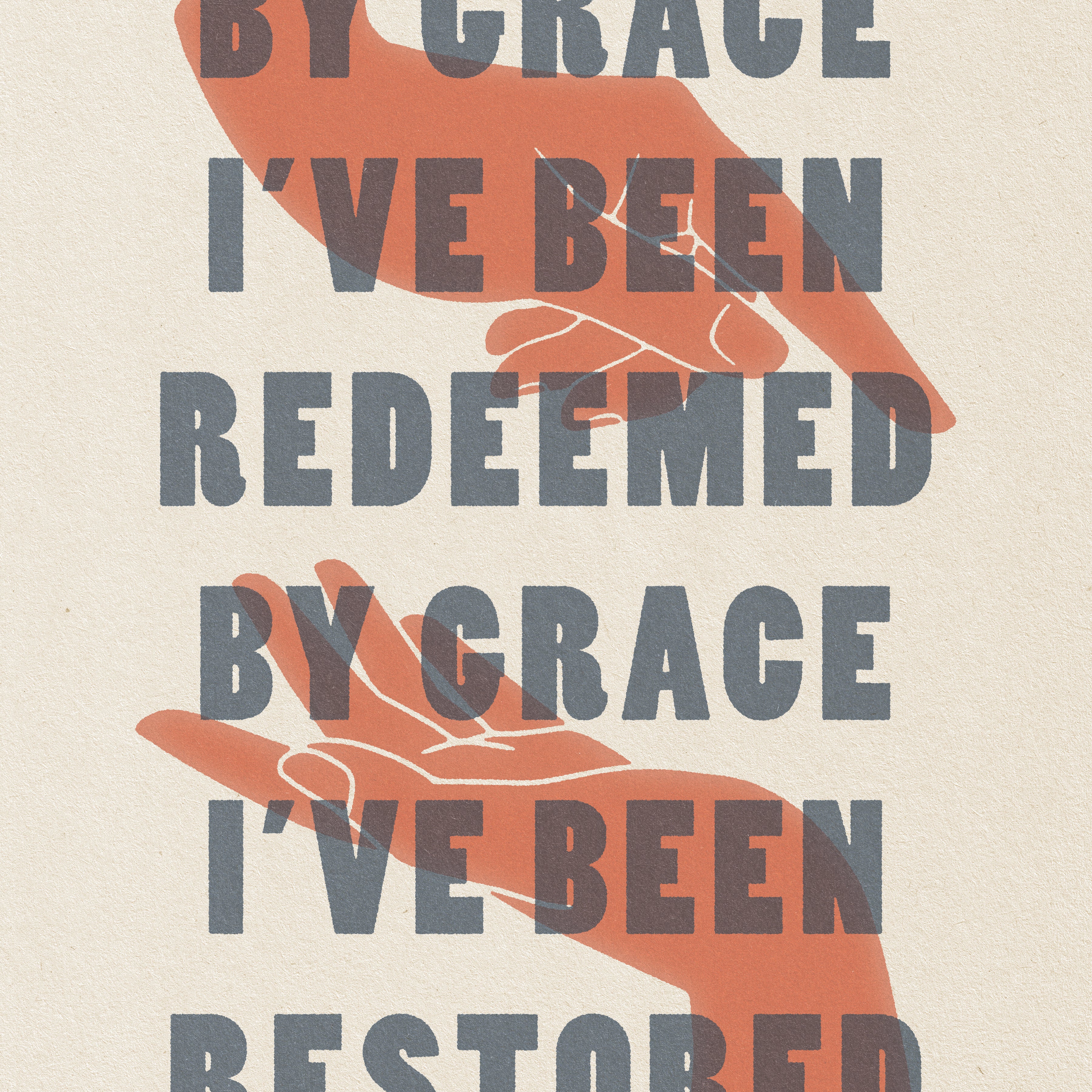By Grace Art Print 12" x 18"