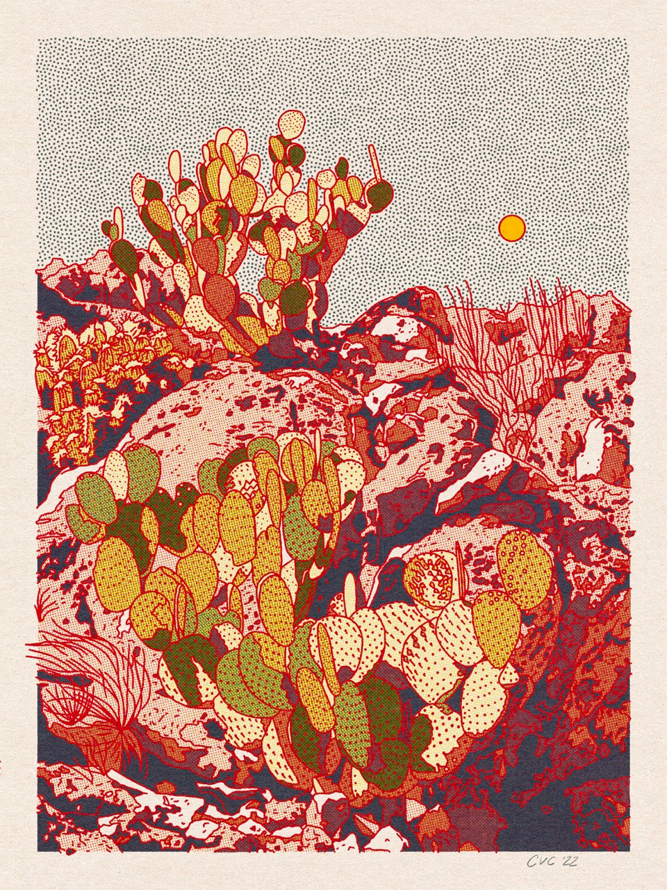 Cactus Planet Art Print #4
