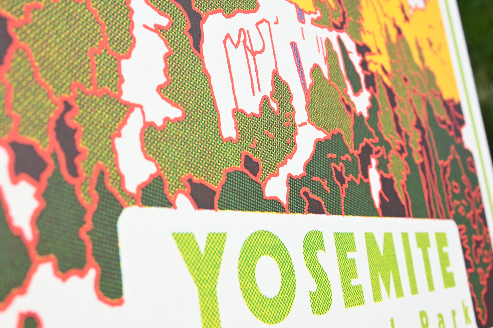 Yosemite National Park Screen Print (18" x 24")