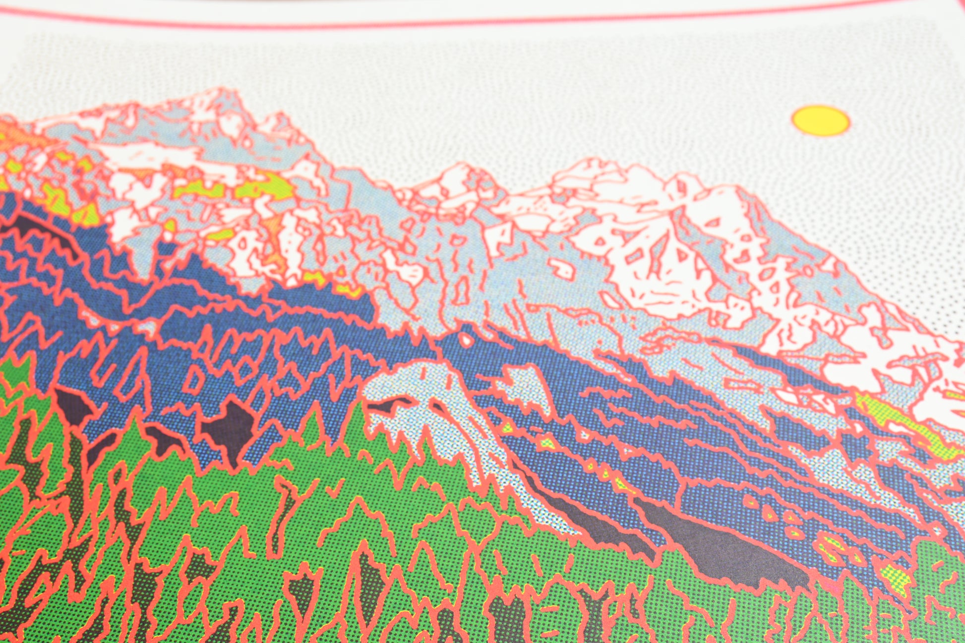 Grand Teton National Park Screen Print (18" x 24")