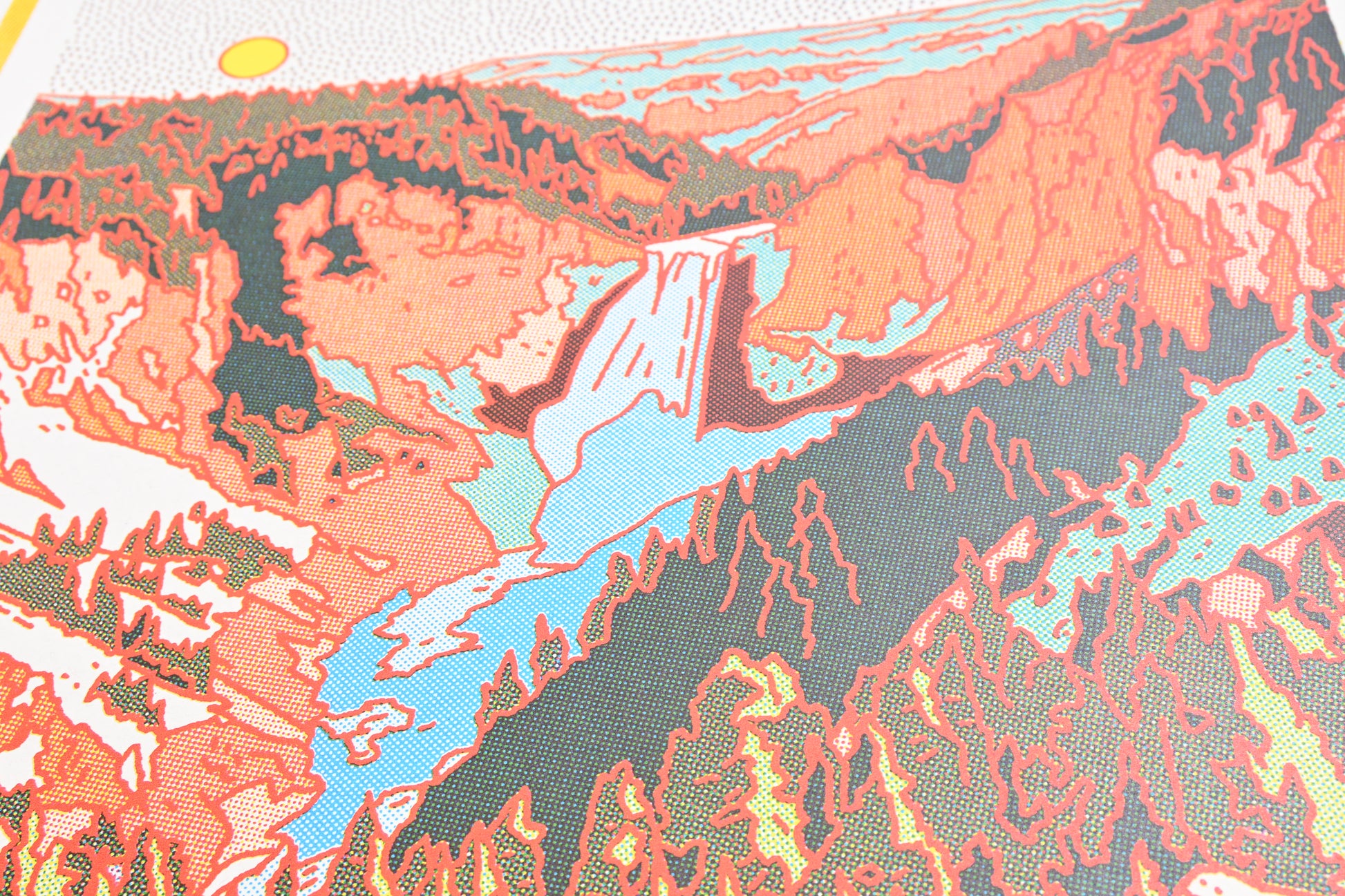 Yellowstone National Park Screen Print (18" x 24")