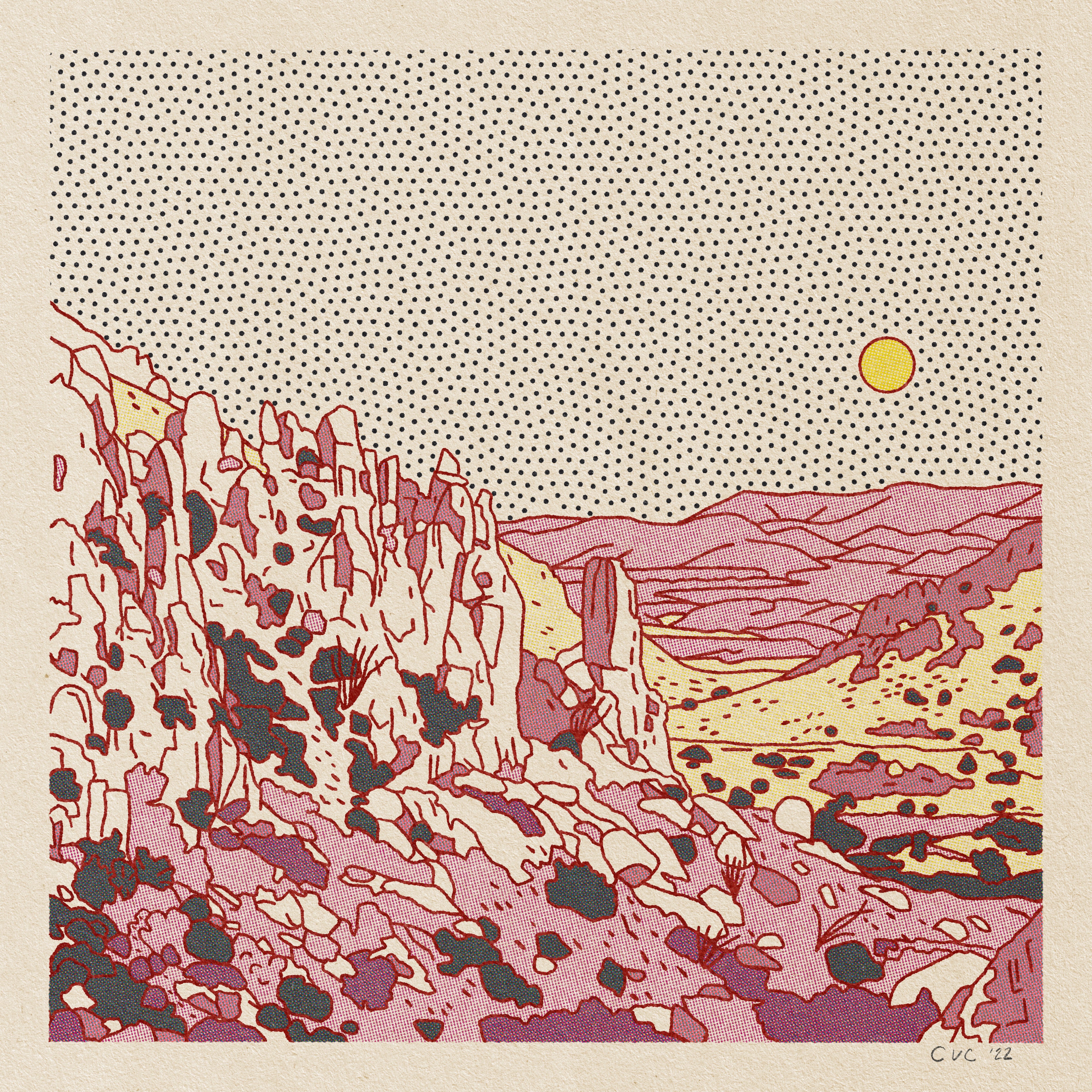 Desert Mountain #15 Print