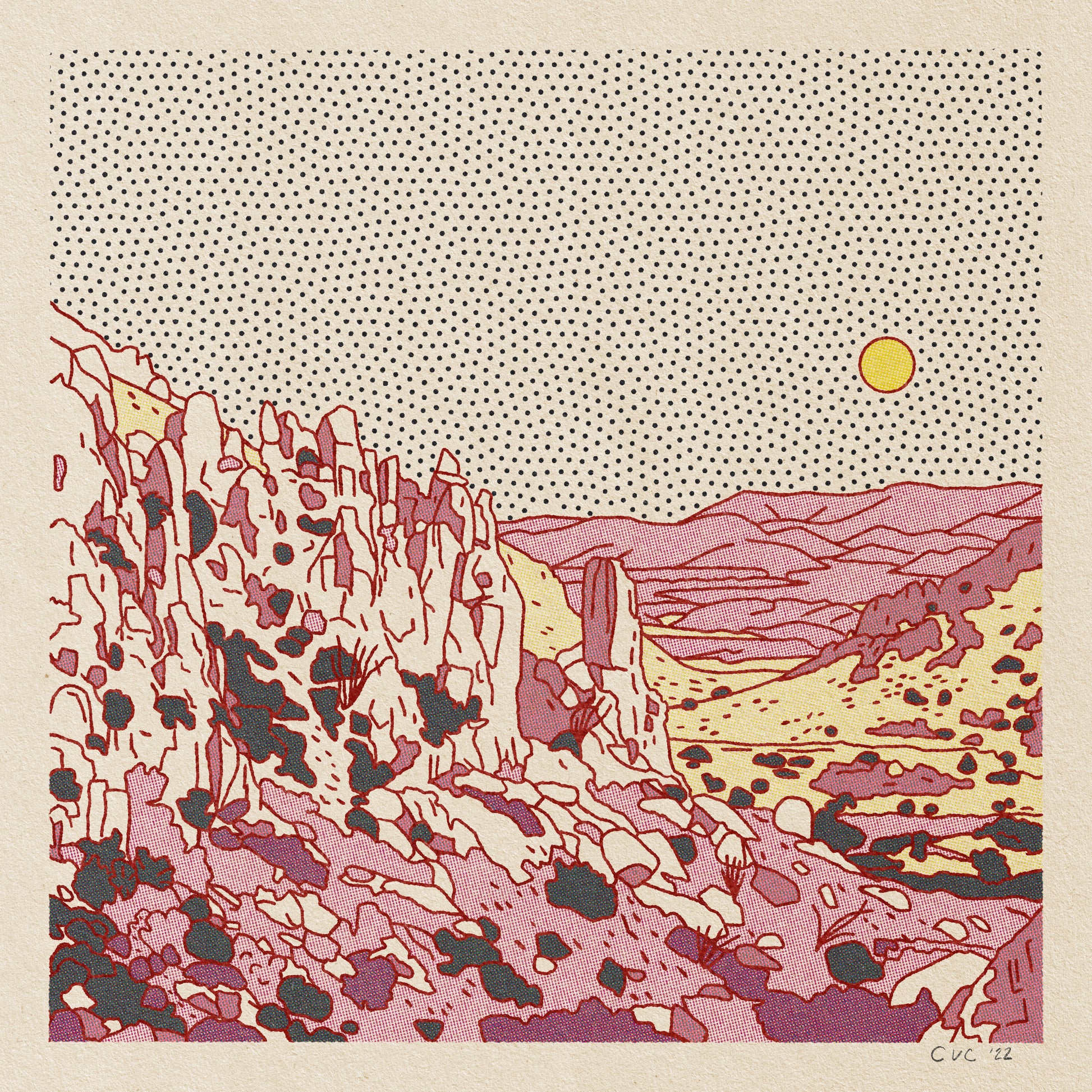 Desert Mountain #15 Print