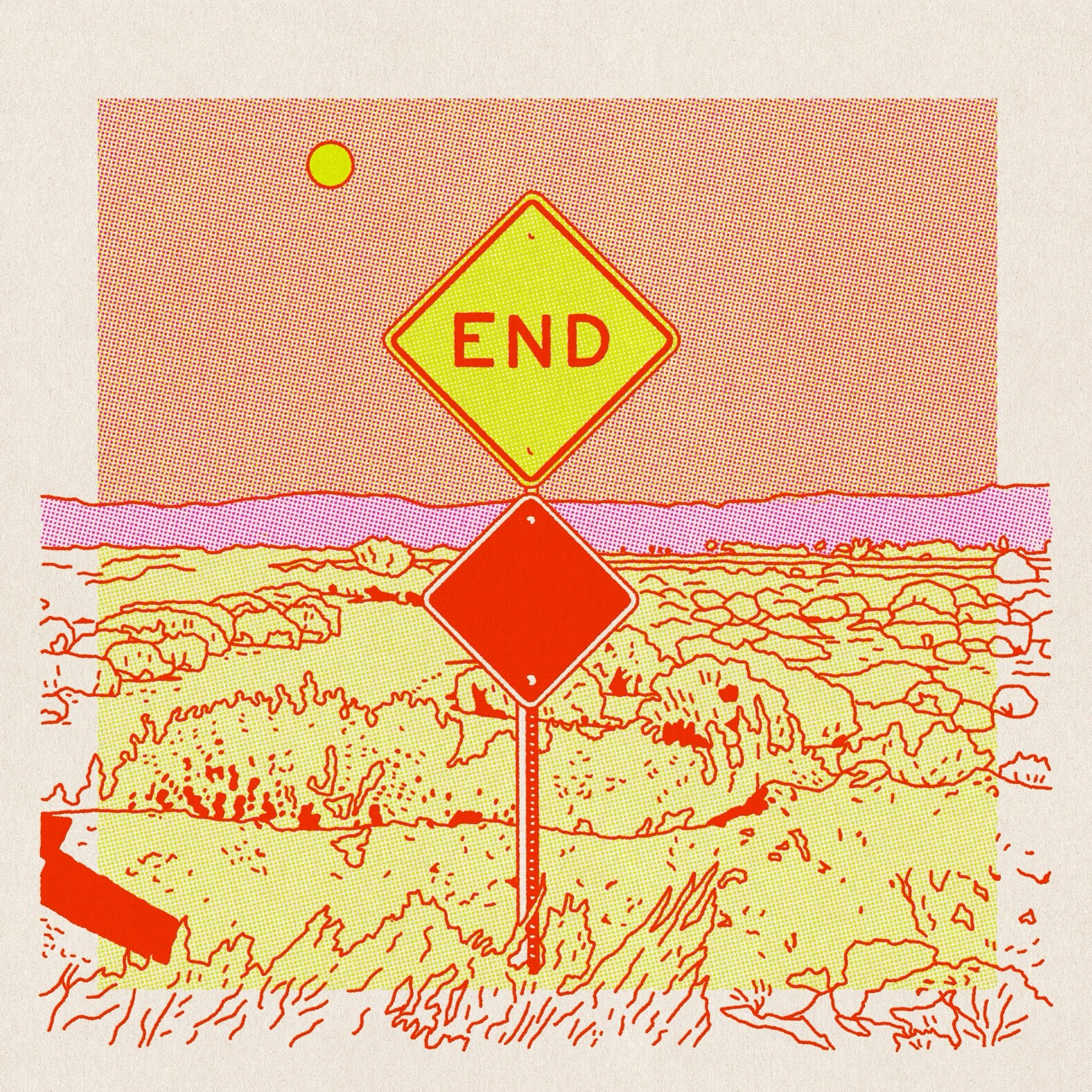 End Sign Print