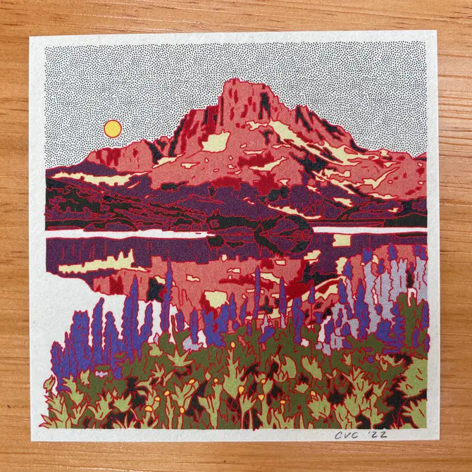 Evening Desert Postcards - Single Design