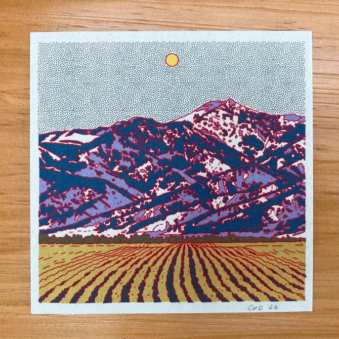 Evening Desert Postcards - Single Design