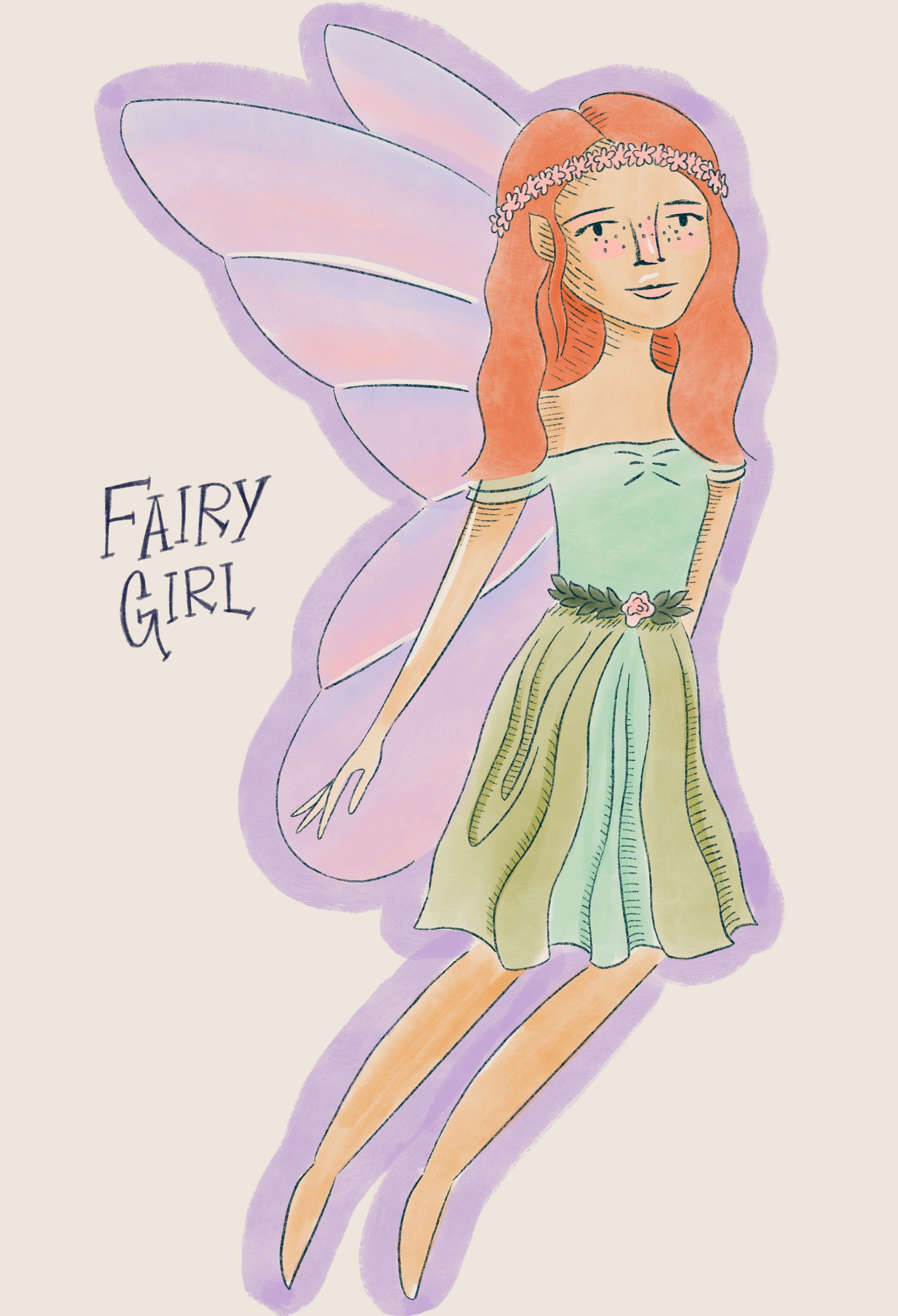 Fairy Girl 1 Puppet FREE DOWNLOAD