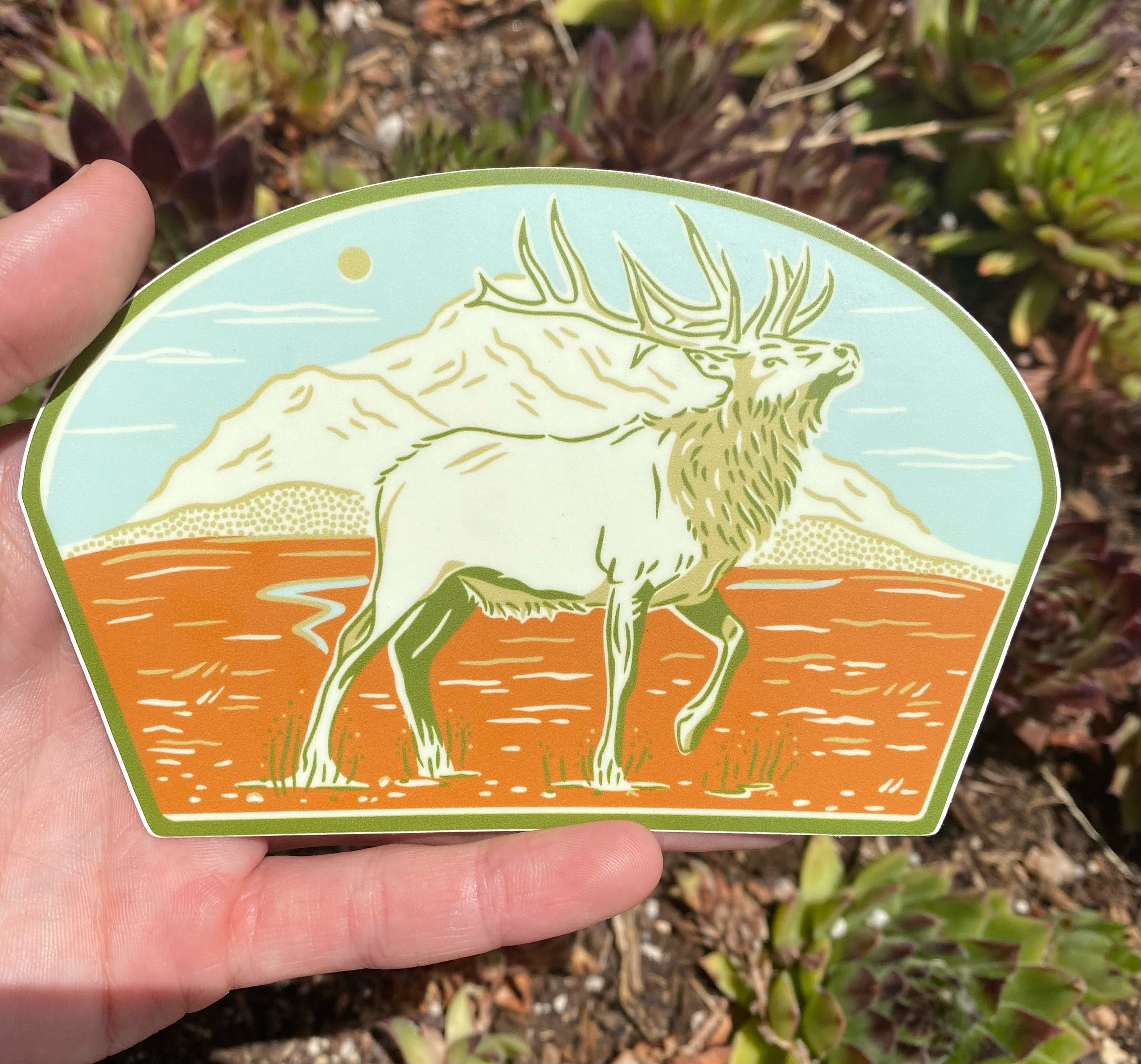 Elk Sticker