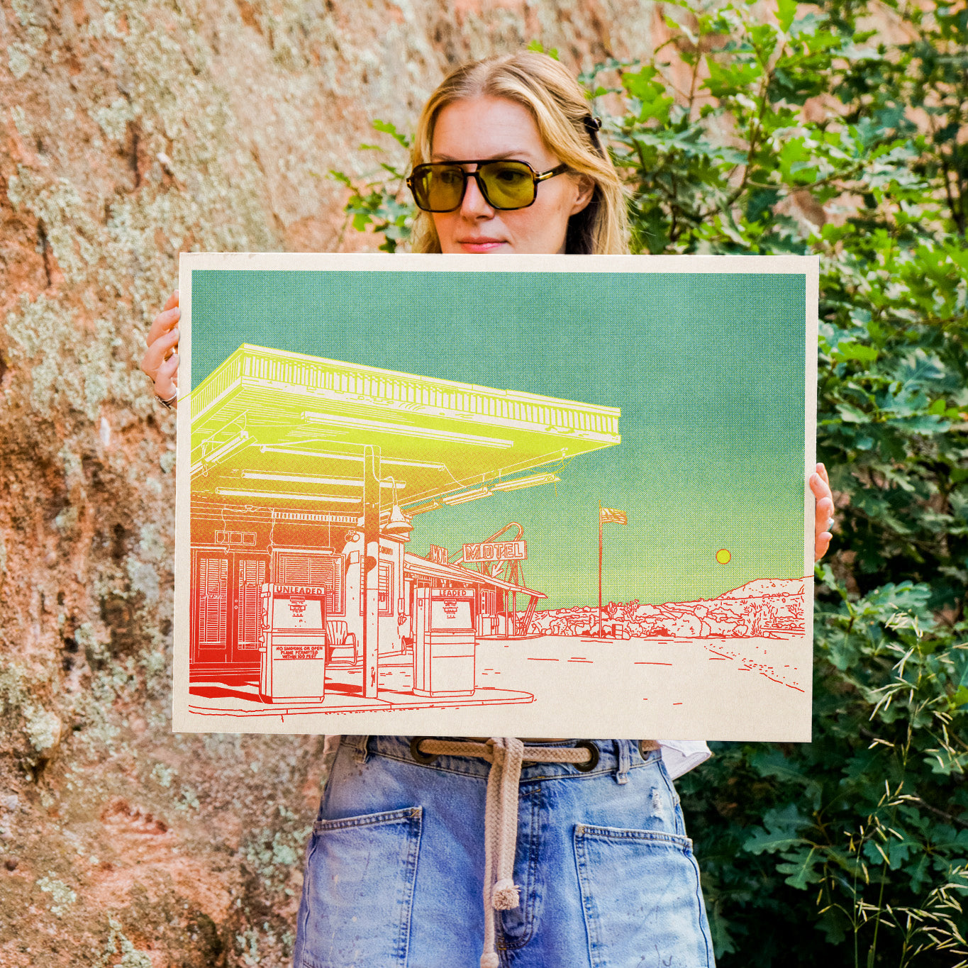 Gas Station Print