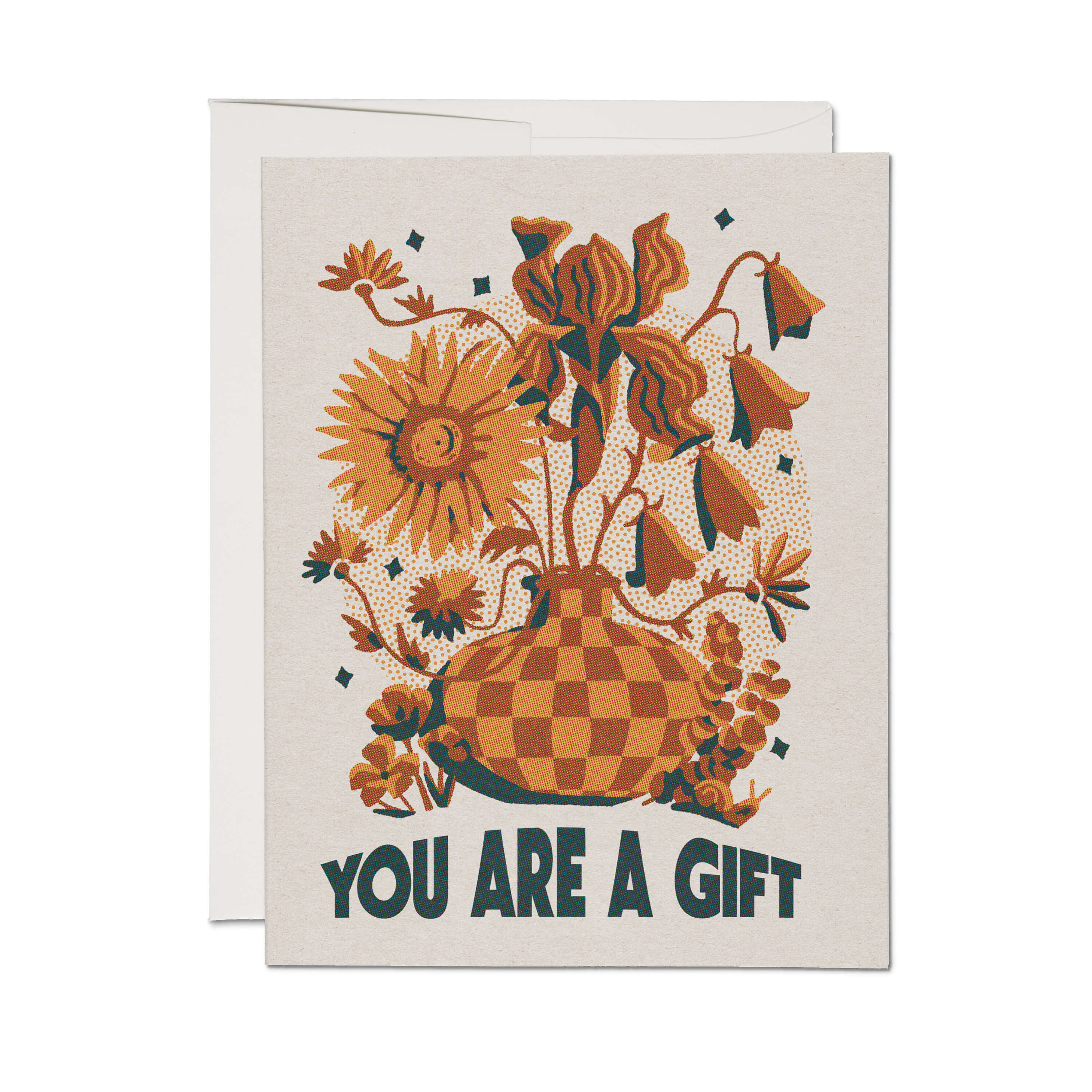 Gift of Flowers Friendship Card