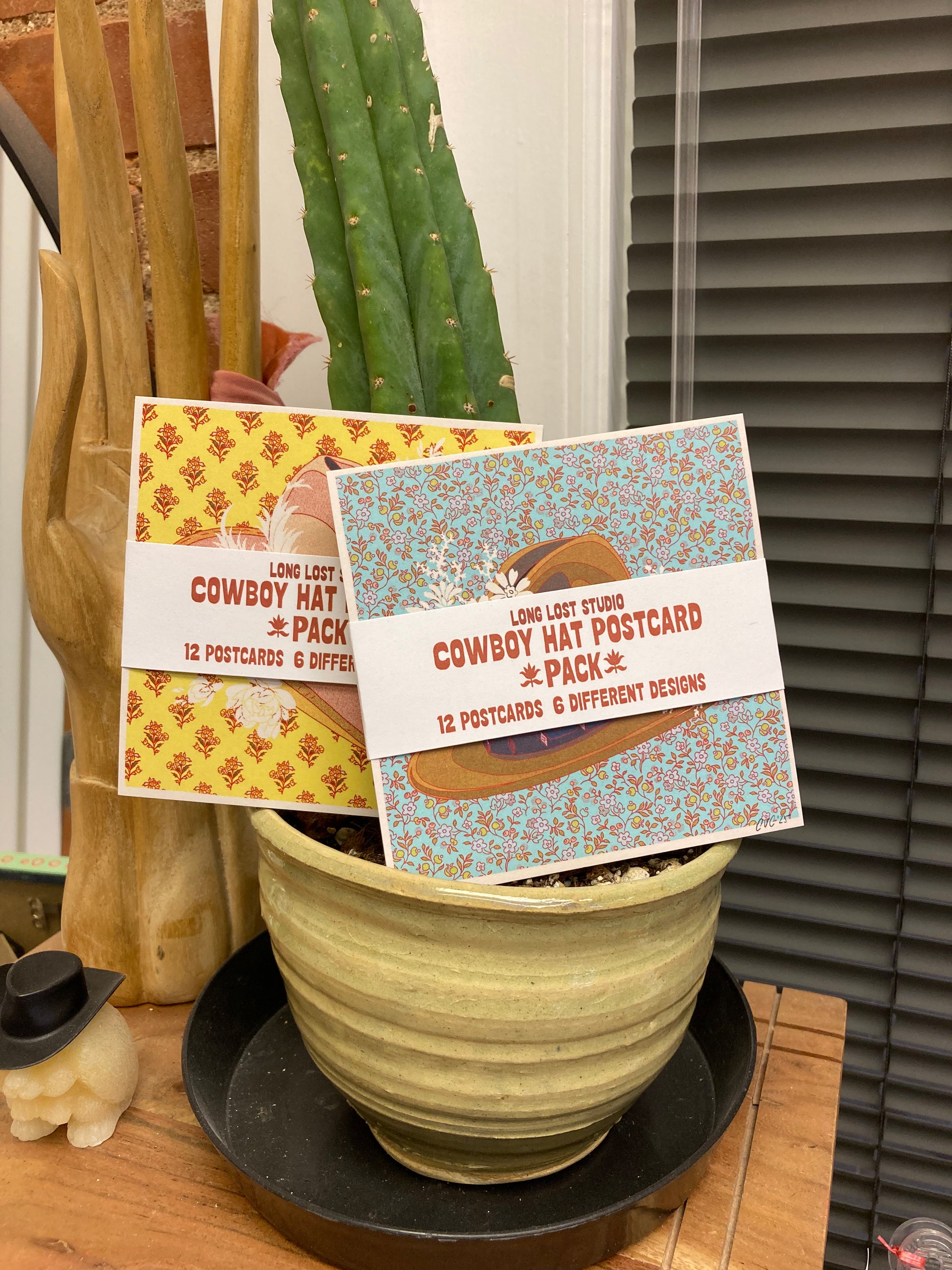 Cowboy Hat Postcard Pack