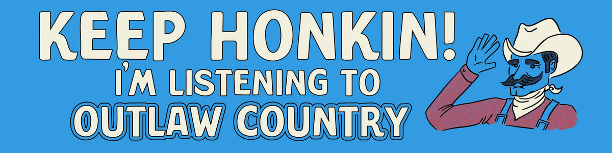 Keep Honkin' Bumper Sticker (Giant)