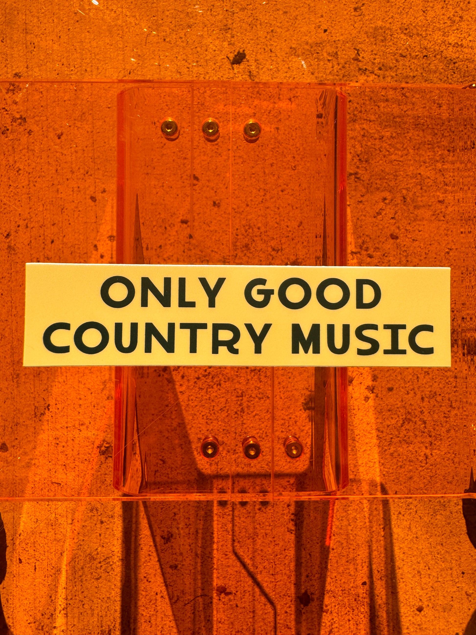 Only Good Country Music Sticker