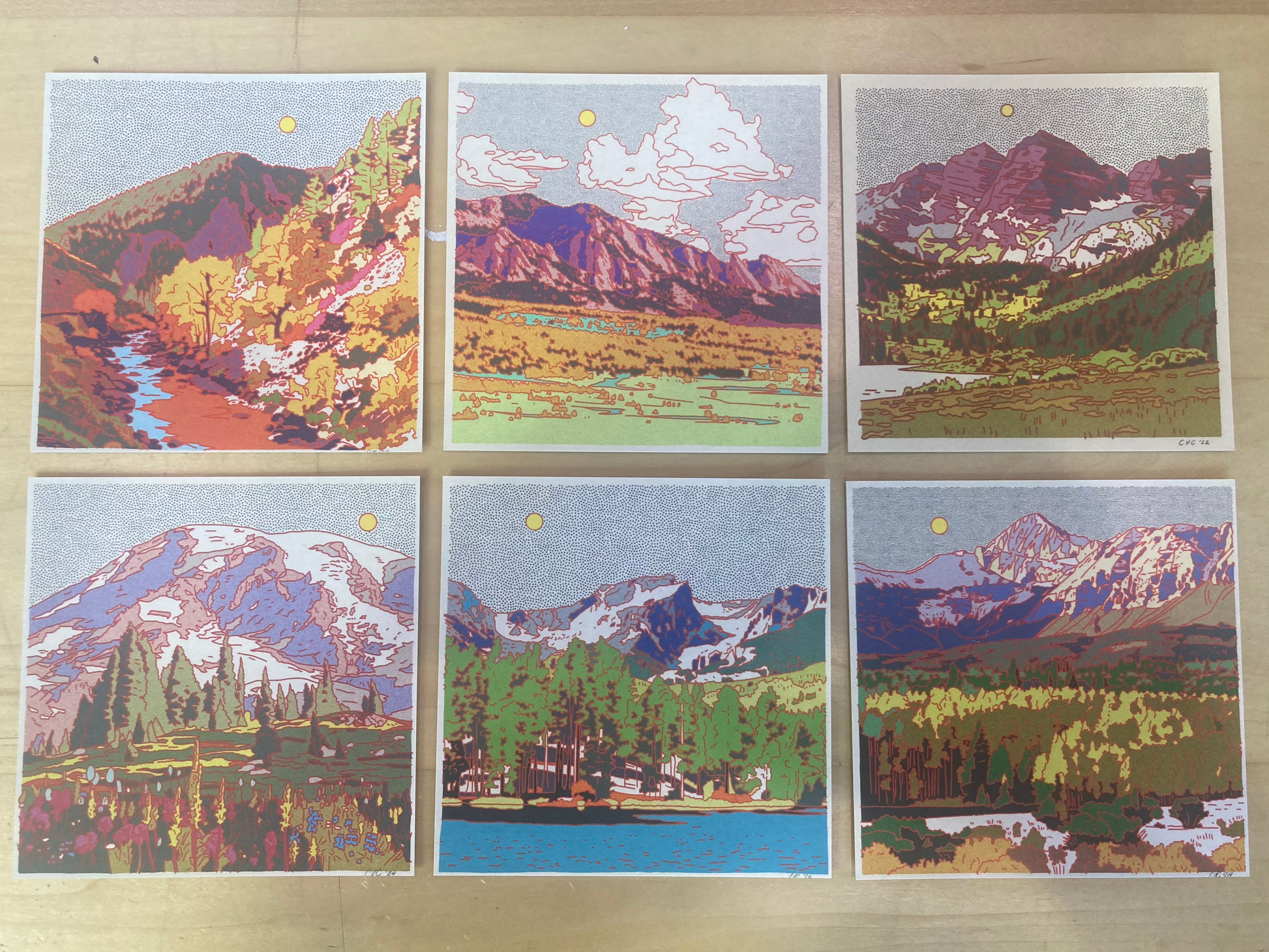 Northern Mountains Postcard Pack