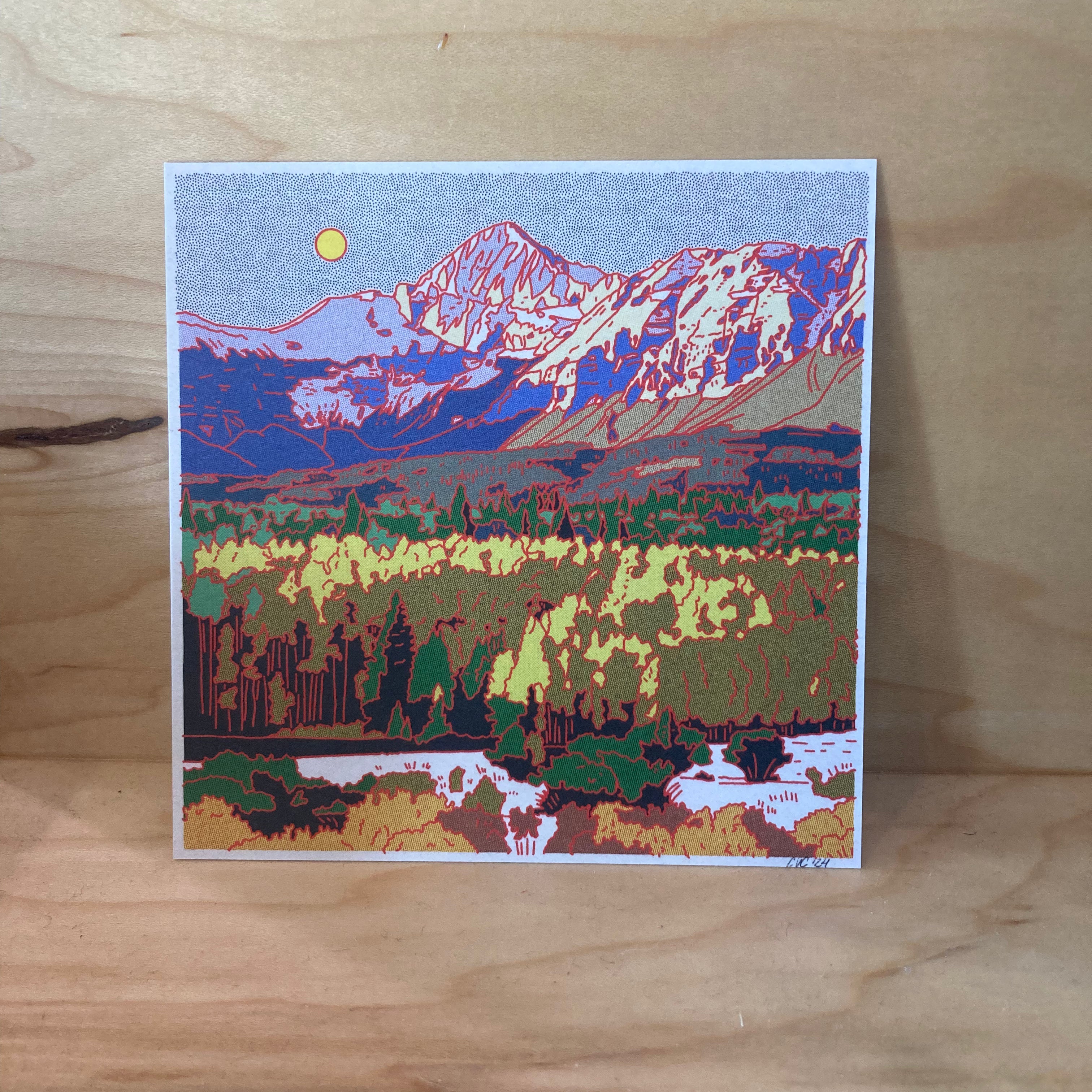 Northern Mountains Postcards - Single