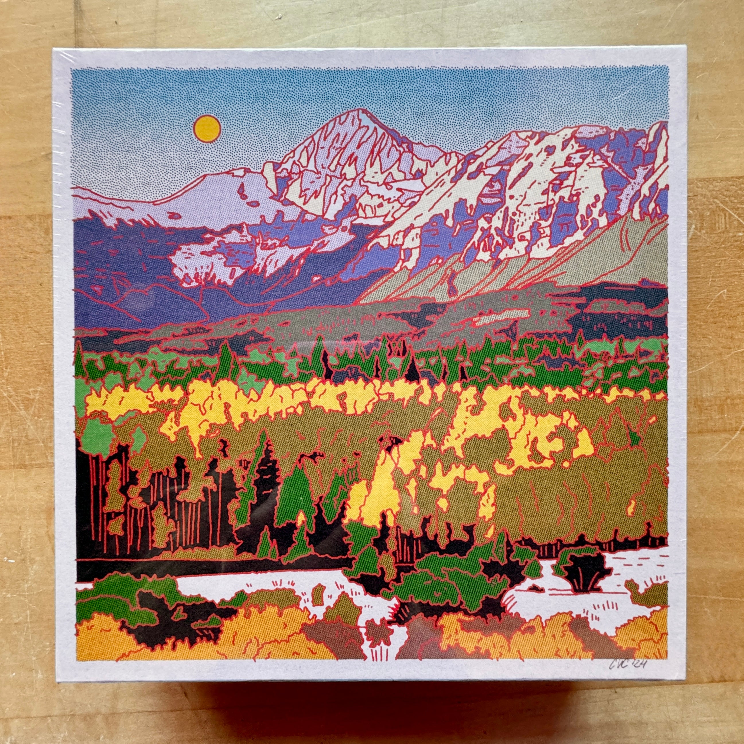 Rocky Mountain Puzzle by Caroline Clark