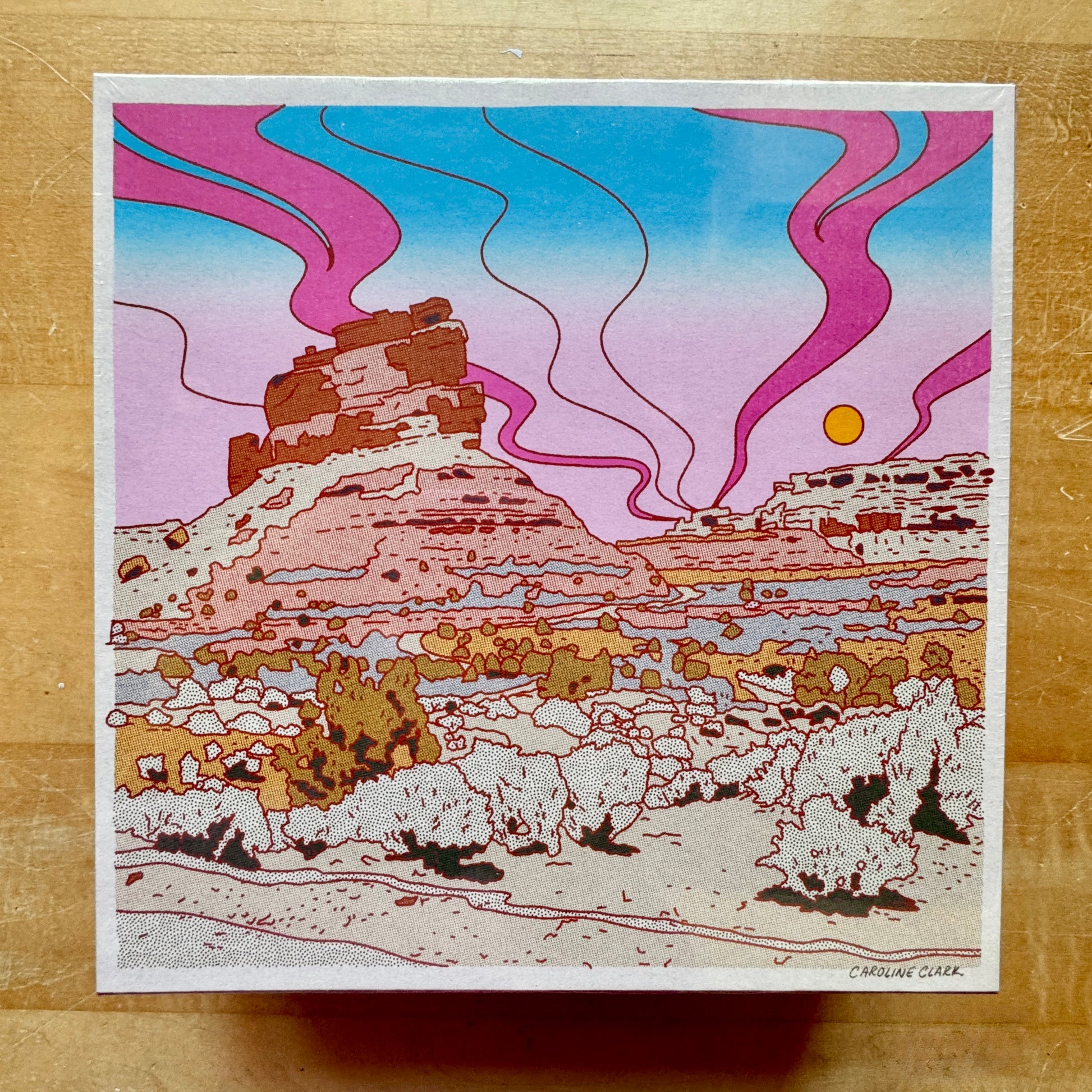 Desert Mountain Puzzle by Caroline Clark