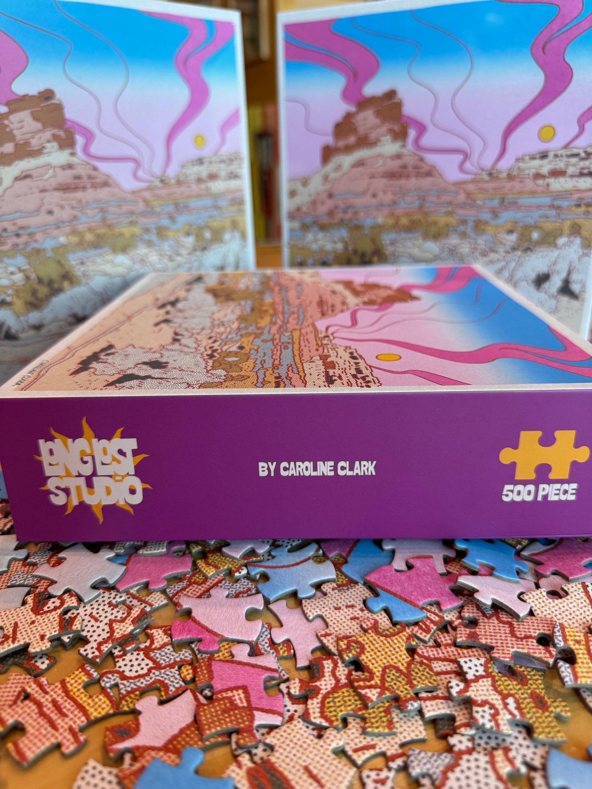 Desert Mountain Puzzle by Caroline Clark