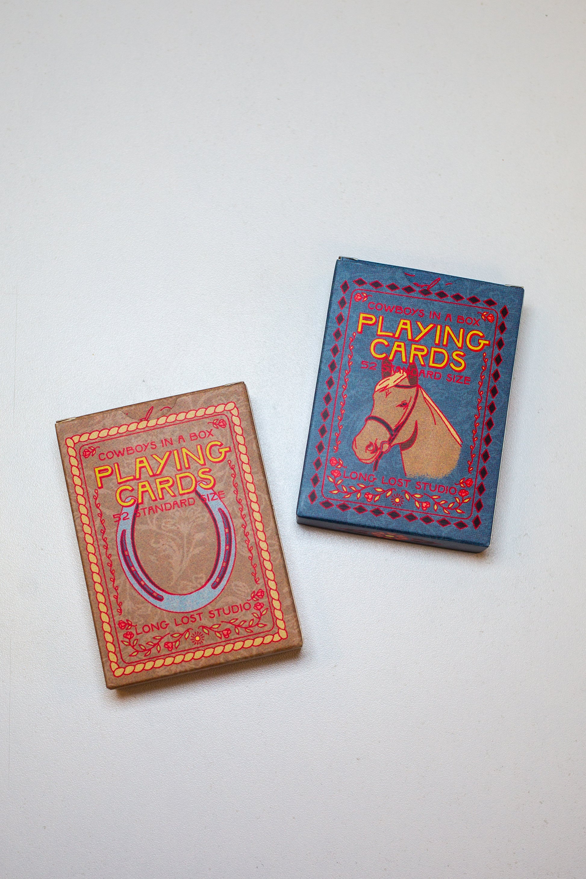 Cowboys in a Tin Playing Cards Set