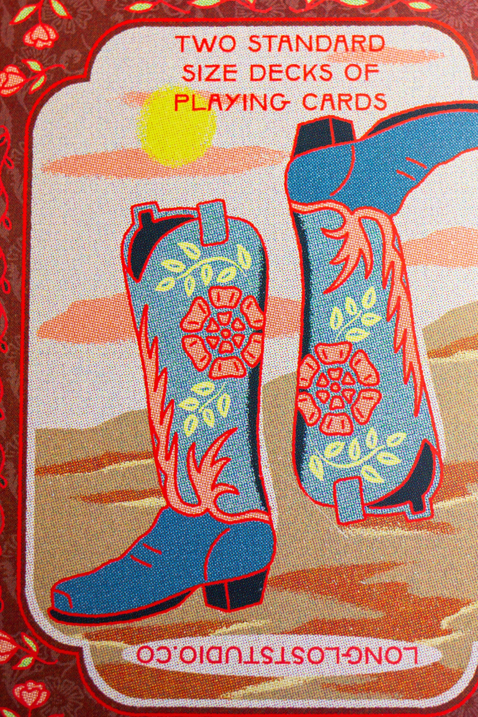 Cowboys in a Tin Playing Cards Set