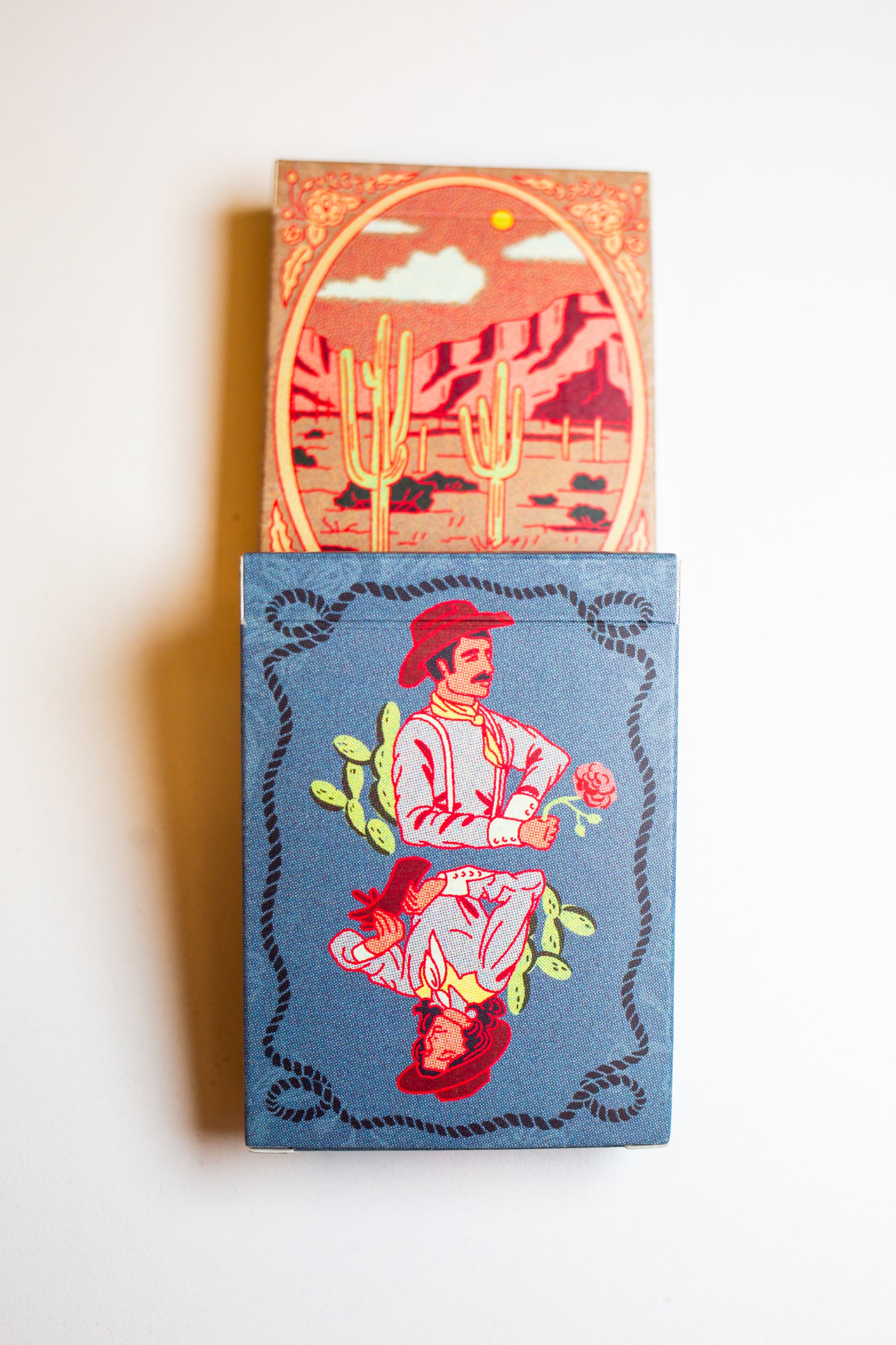 Cowboys in a Tin Playing Cards Set