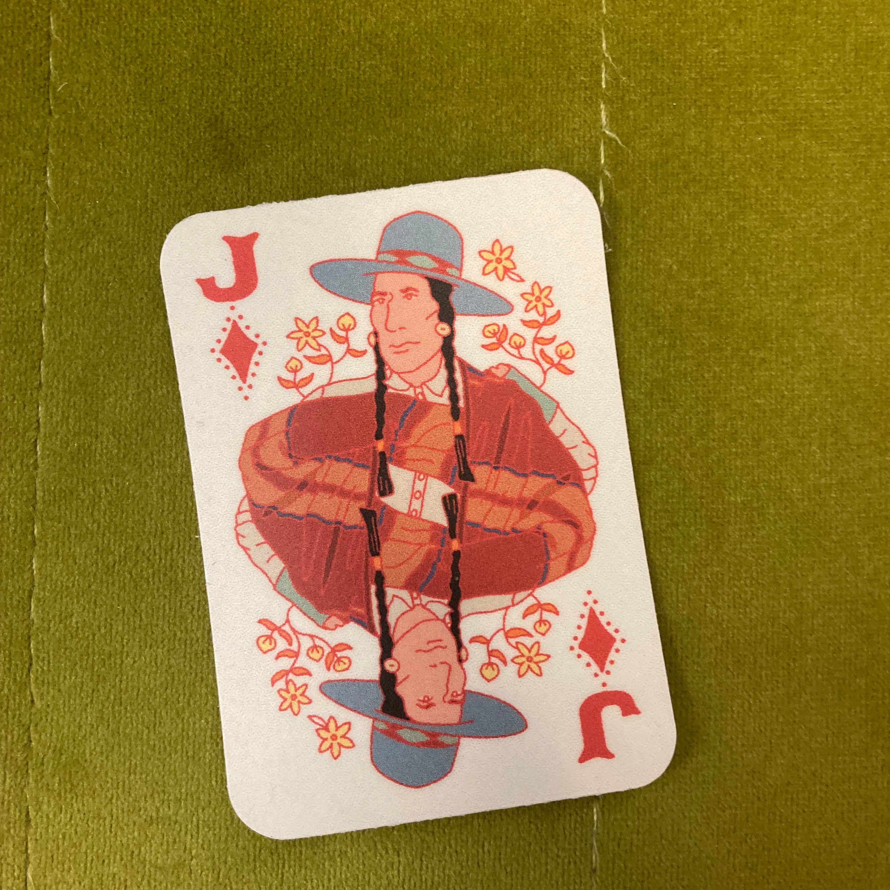 Diamonds Playing Card Stickers