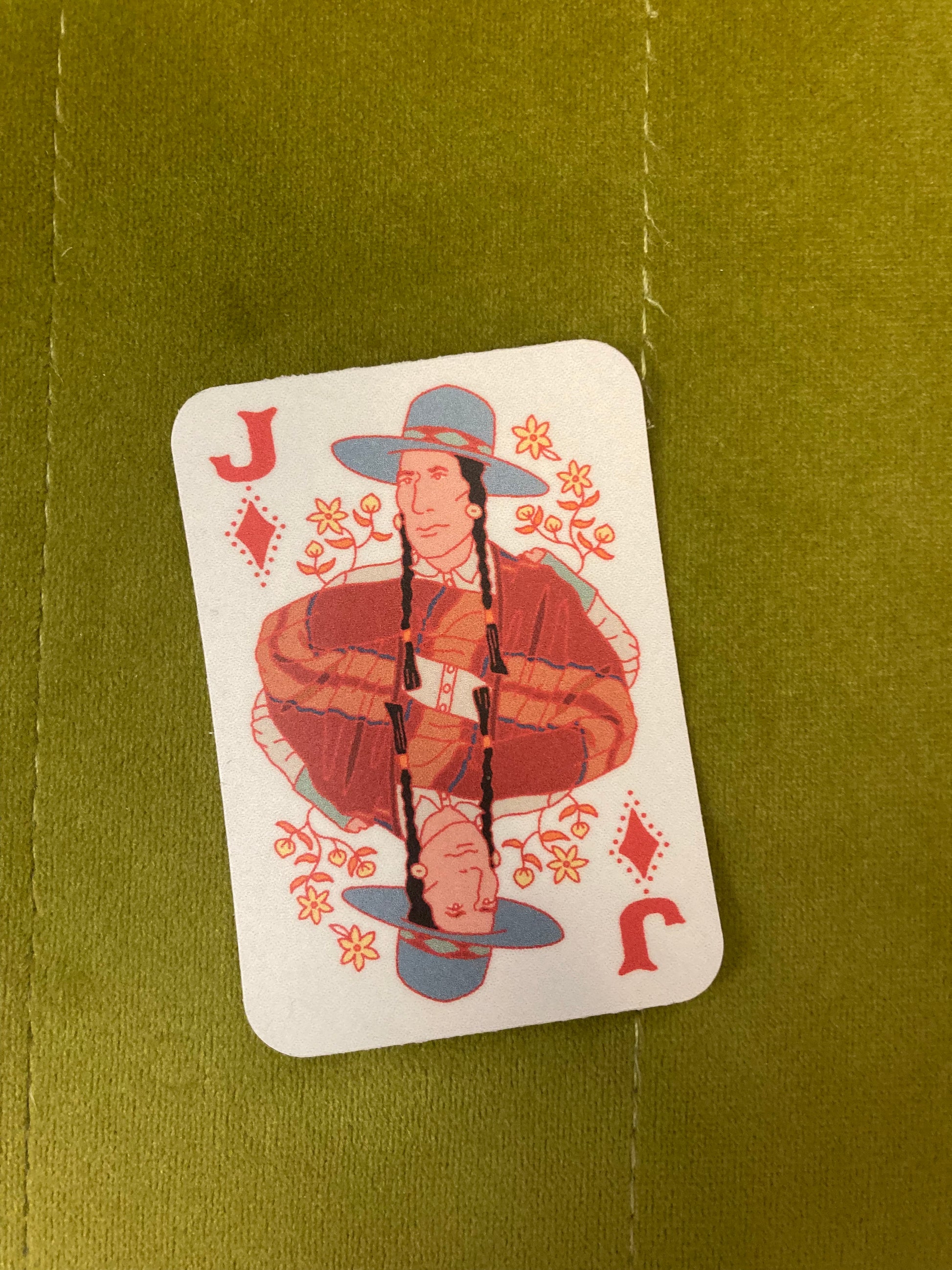 Diamonds Playing Card Stickers