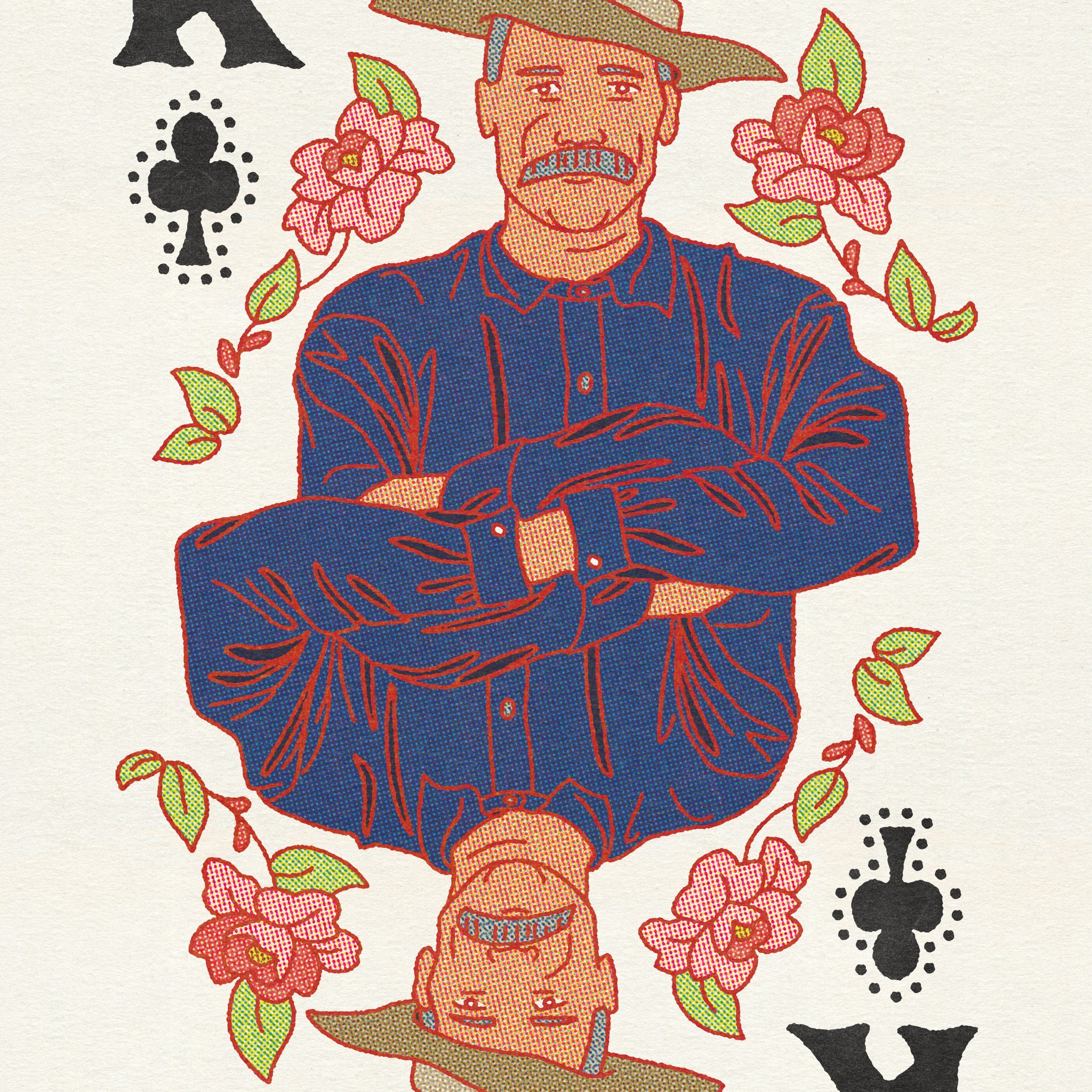 King of Clubs Print