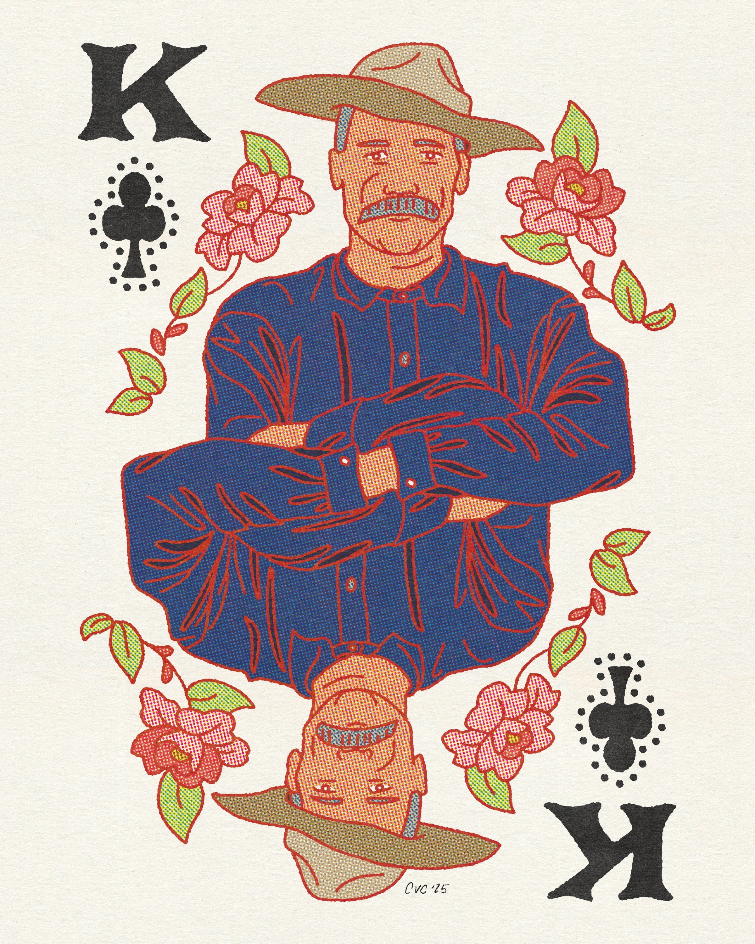 King of Clubs Print