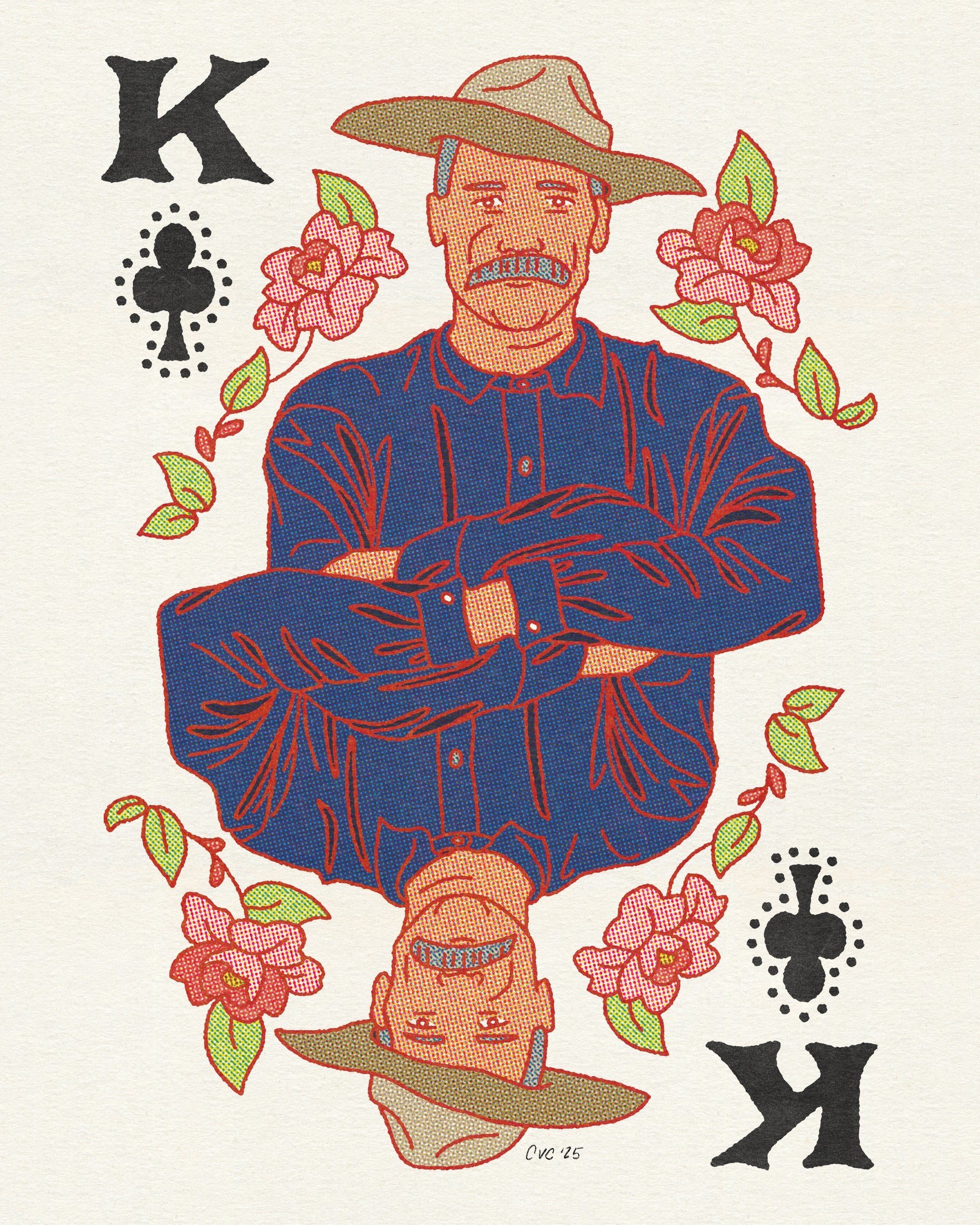 King of Clubs Print